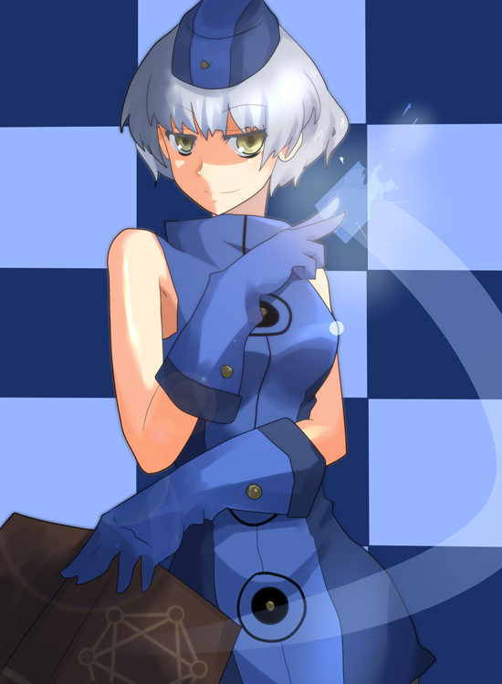 akatoro (nightlord), elizabeth (persona), atlus, persona, persona 3, book, gloves, grey hair, yellow eyes