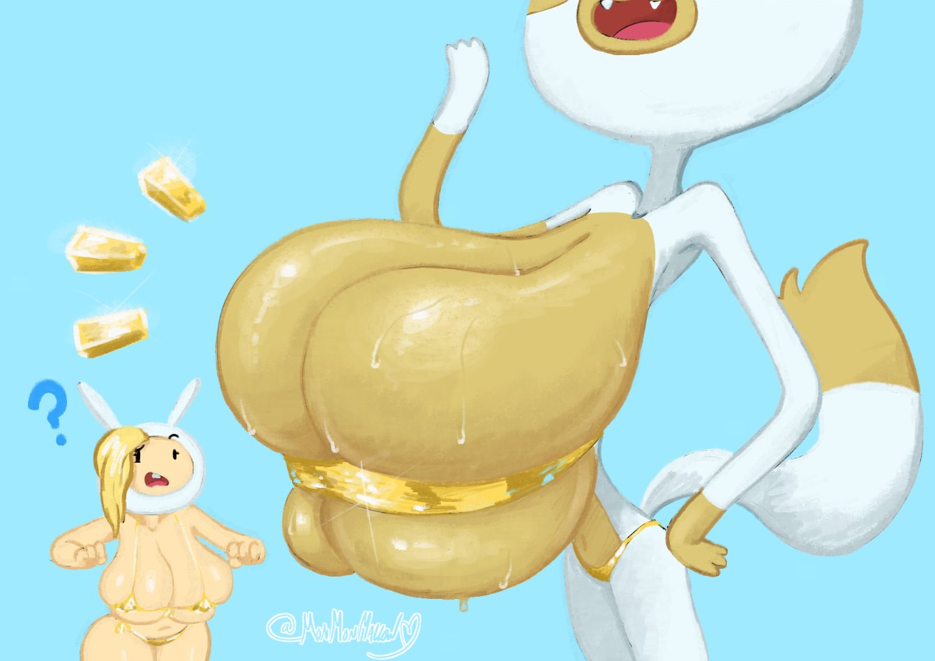 Rule34 – If it exists, there is porn of it / cake the cat, fionna the human girl / 9790522