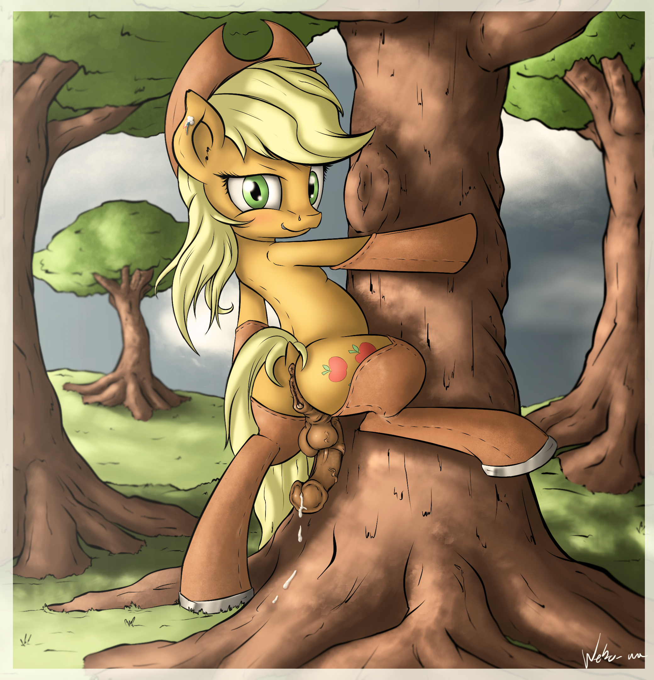 Rule34 – If it exists, there is porn of it / neko-me, applejack (mlp) / 507223