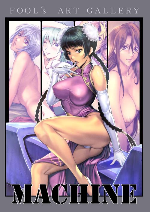 homare (fool's art), aina saharin, ayanami rei, meer campbell, sumeragi lee noriega, wang liu mei, gundam, gundam 00, gundam 08th ms team, gundam seed, gundam seed destiny, neon genesis evangelion, 00s, 5girls, black hair, blue hair, braid, breasts, brown hair, bun cover, china dress, chinese clothes, cover, double bun, dress, elbow gloves, gloves, green hair, hair ornament, highleg, large breasts, multiple girls, nipples, nude, star (symbol), star hair ornament, twin braids