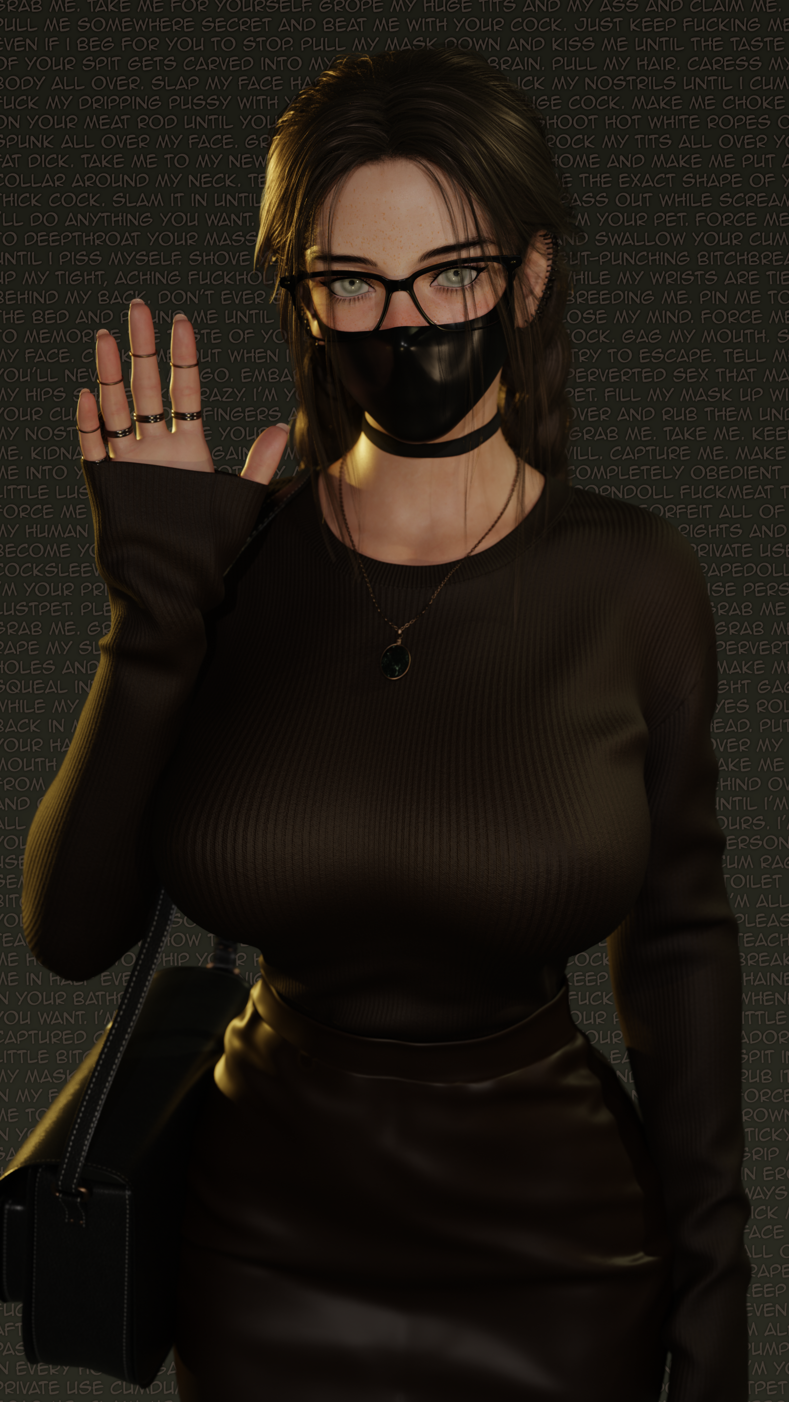 Rule34 – If it exists, there is porn of it / black mask, original character / 9801220