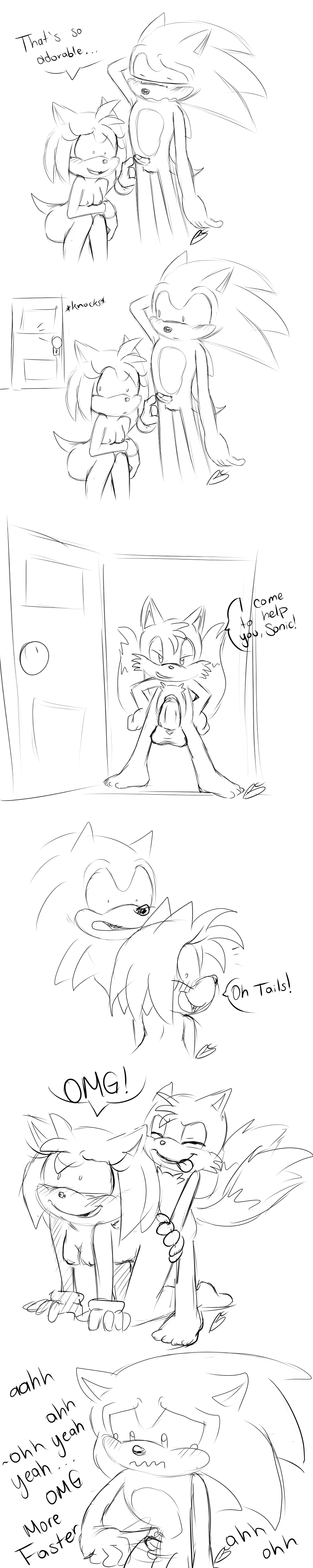 Rule34 – If it exists, there is porn of it / bluechika, amy rose, sonic the hedgehog, tails / 507681