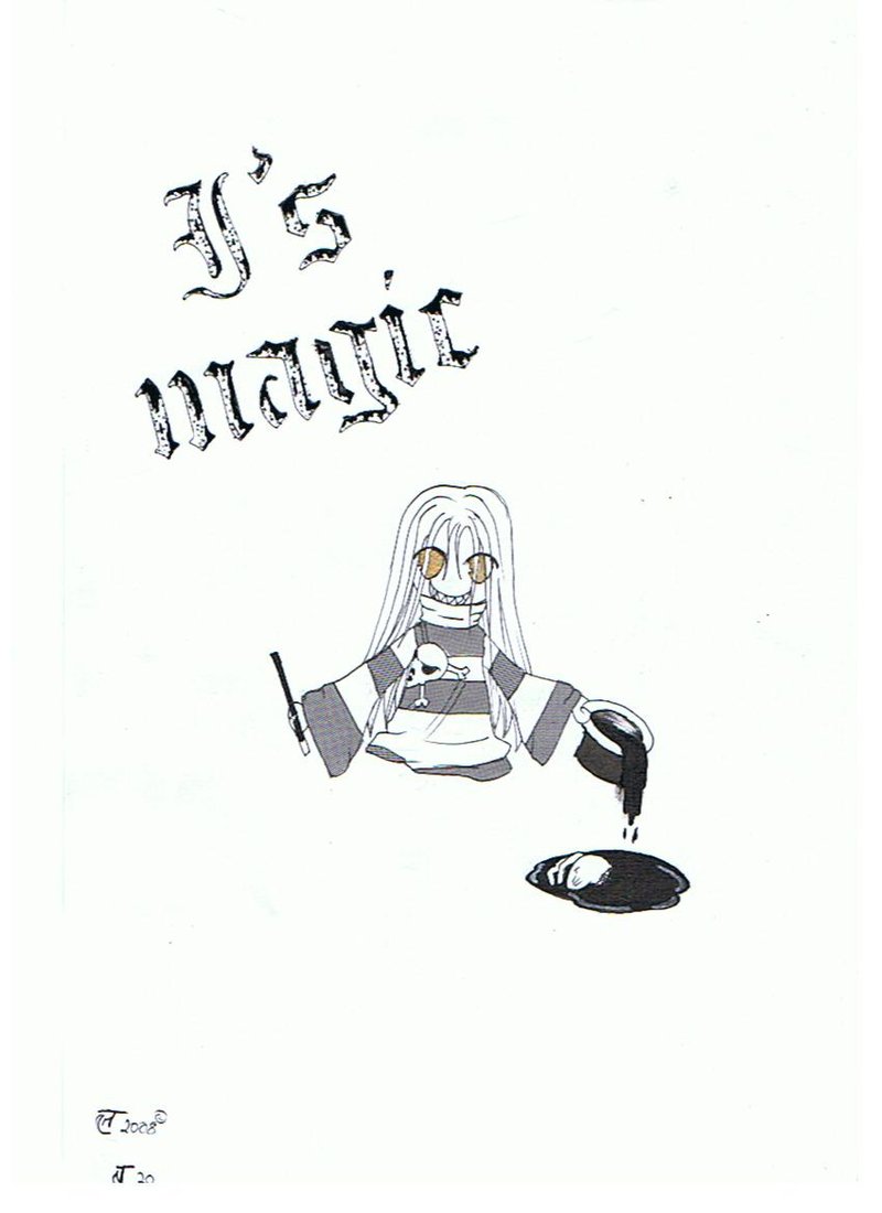 striped, traditional media, blood, golden, kill, long hair, magic, rabbit, sweater, wand, what