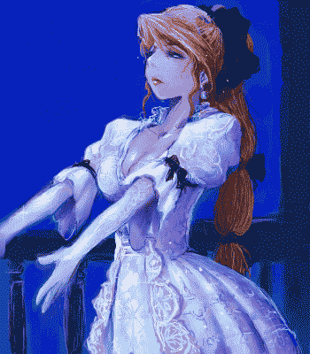celes chere, final fantasy, final fantasy vi, animated, animated gif, lowres, 1990s (style), 1girl, blonde hair, breasts, cleavage, dress, female focus, long hair, music, ponytail, retro artstyle, singing, solo, very long hair