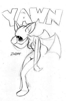 zubat, nintendo, pokemon, lowres, 1girl, breasts, character name, english text, female focus, full body, furrification, furry, furry female, gen 1 pokemon, greyscale, medium breasts, monochrome, pokemon (creature), simple background, solo, white background