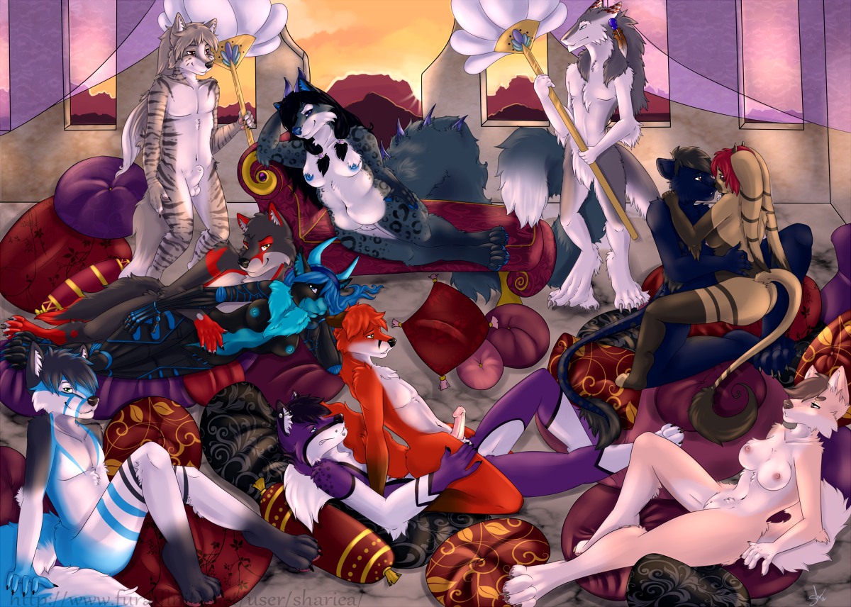 Rule34 – If it exists, there is porn of it / shariea, banewolf200, fayn, fuzz-wolf, kemper, rageki, shariea (character), zambarau / 508948