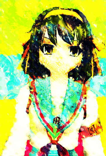 suzumiya haruhi, suzumiya haruhi no yuuutsu, tagme, 00s, 1girl, colorful, female focus, solo