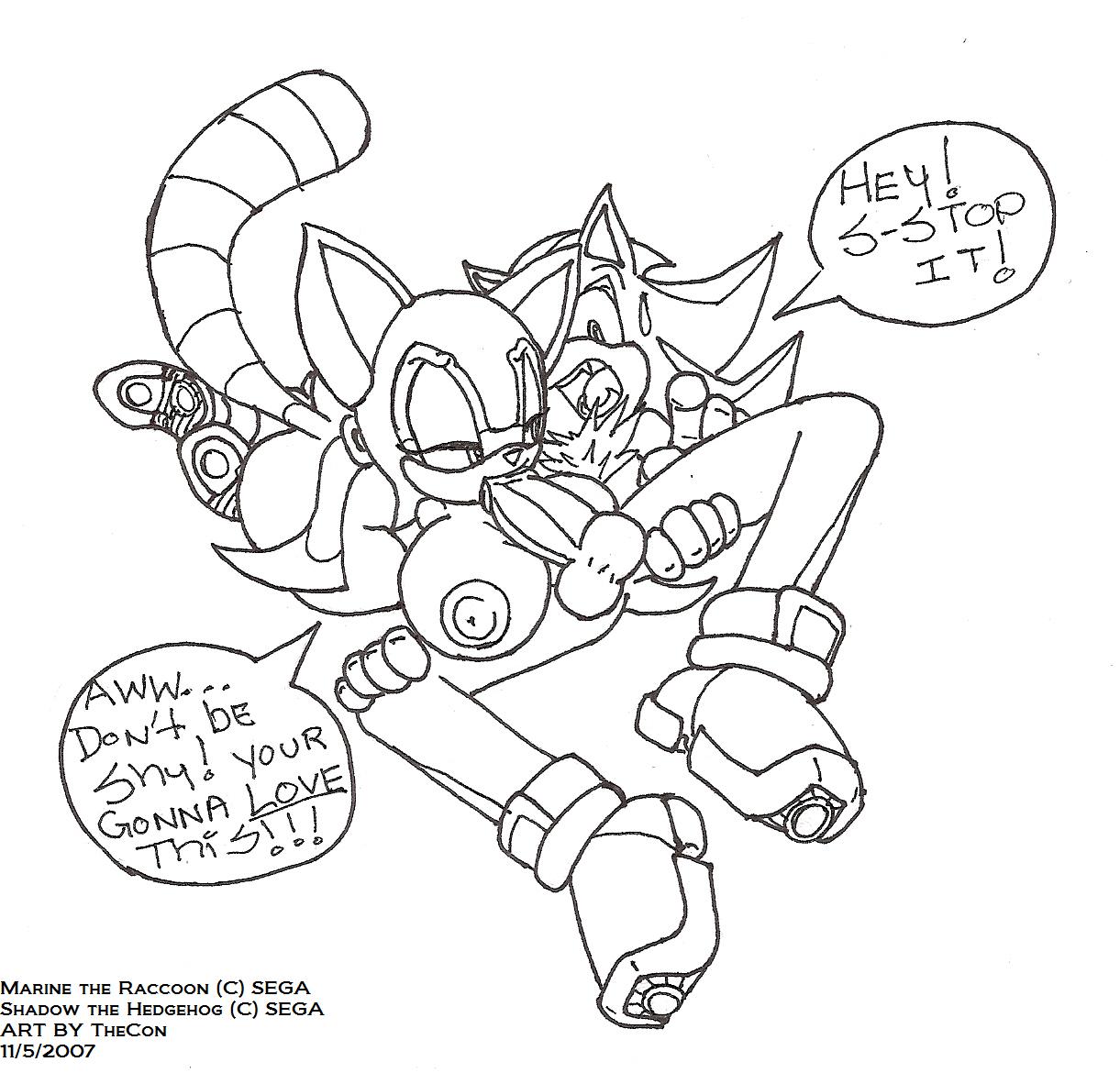 Rule34 – If it exists, there is porn of it / thecon, marine the raccoon, shadow the hedgehog / 510215