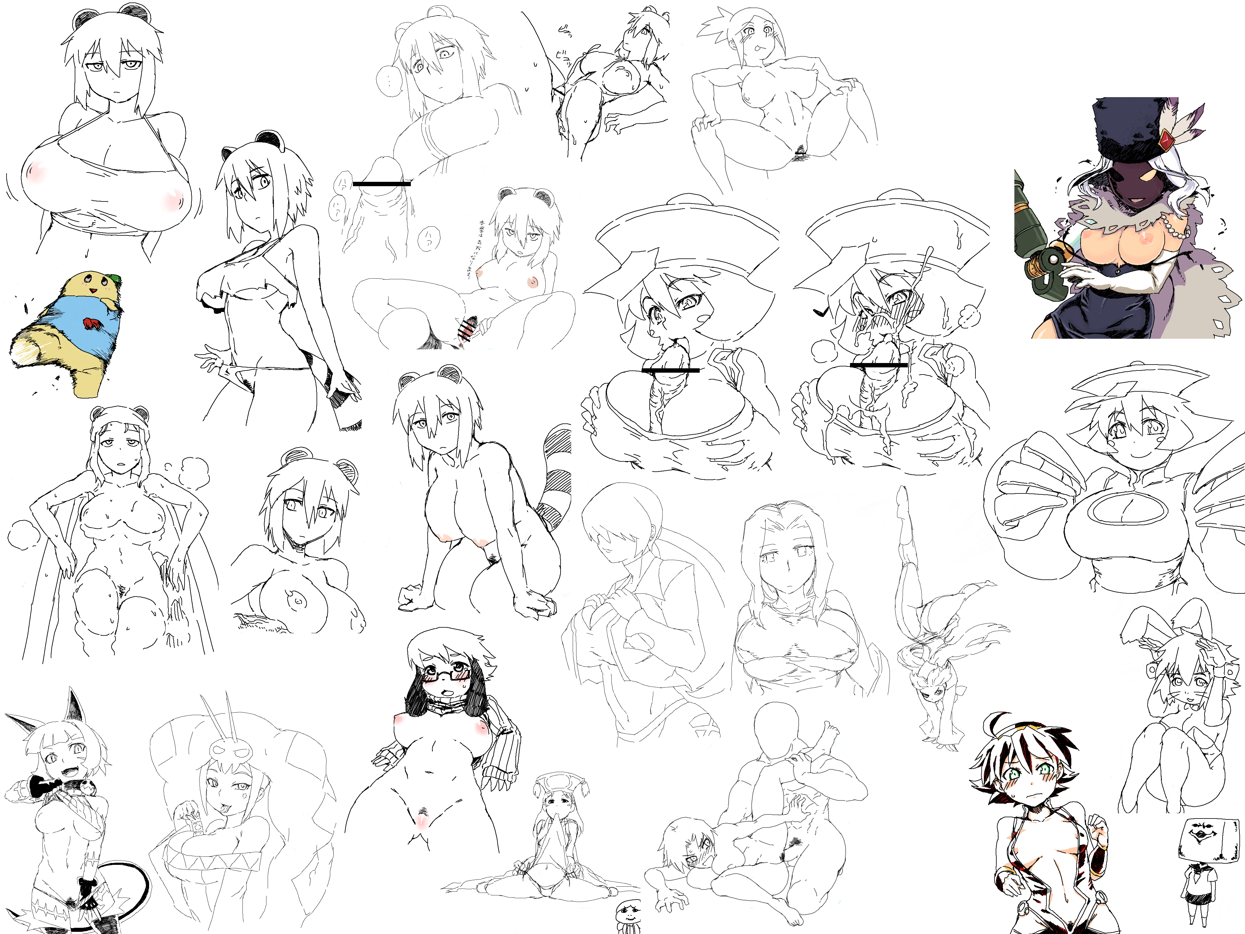 Rule34 – If it exists, there is porn of it / tsukudani (coke-buta), araiguma-san, black dahlia, cerebella, lei lei, monk (fft), nadia fortune, shermie, vice-versa / 510862