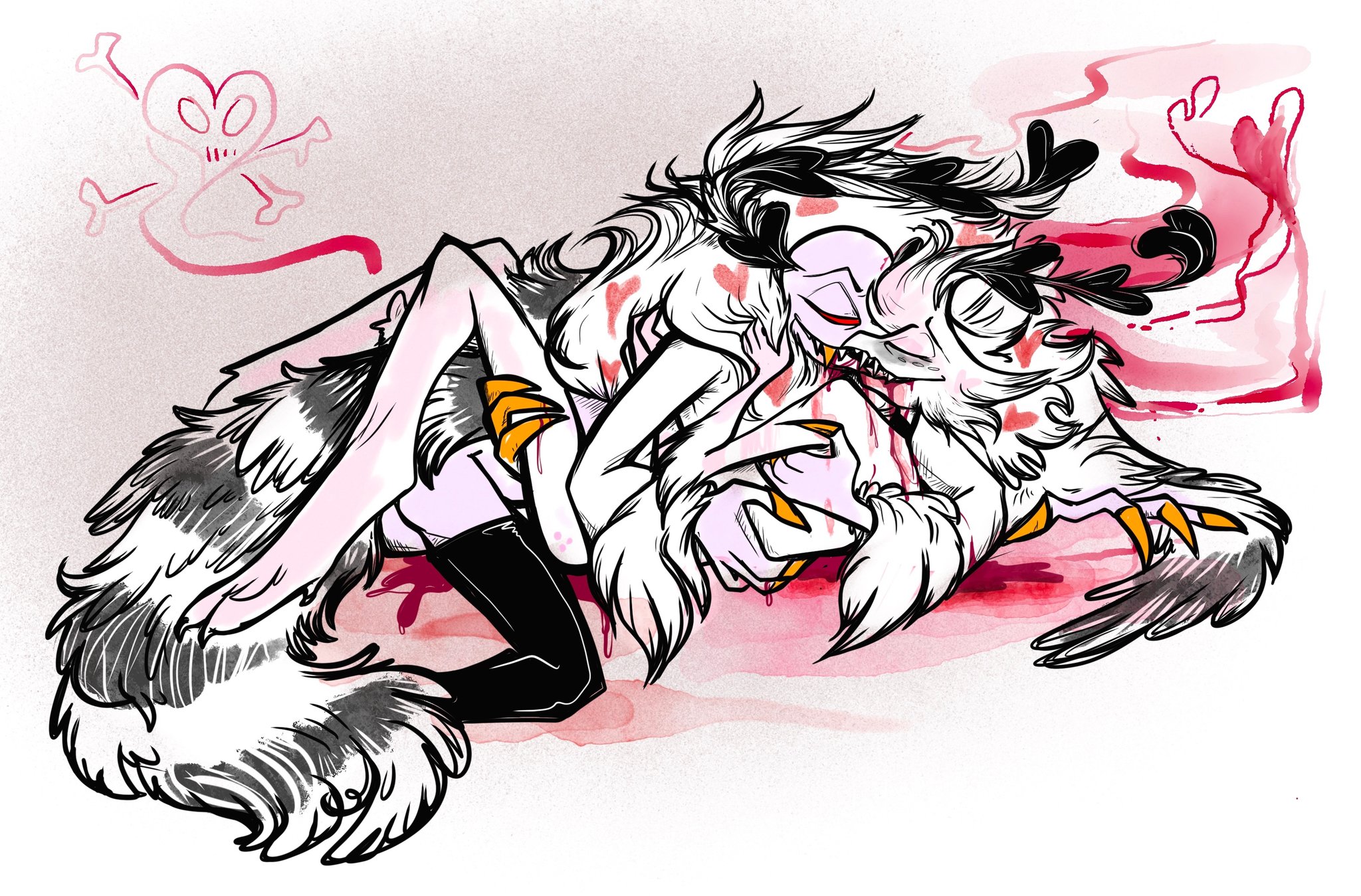 Rule34 – If it exists, there is porn of it / angel dust (hazbin hotel), valentino (hazbin hotel) / 9911953