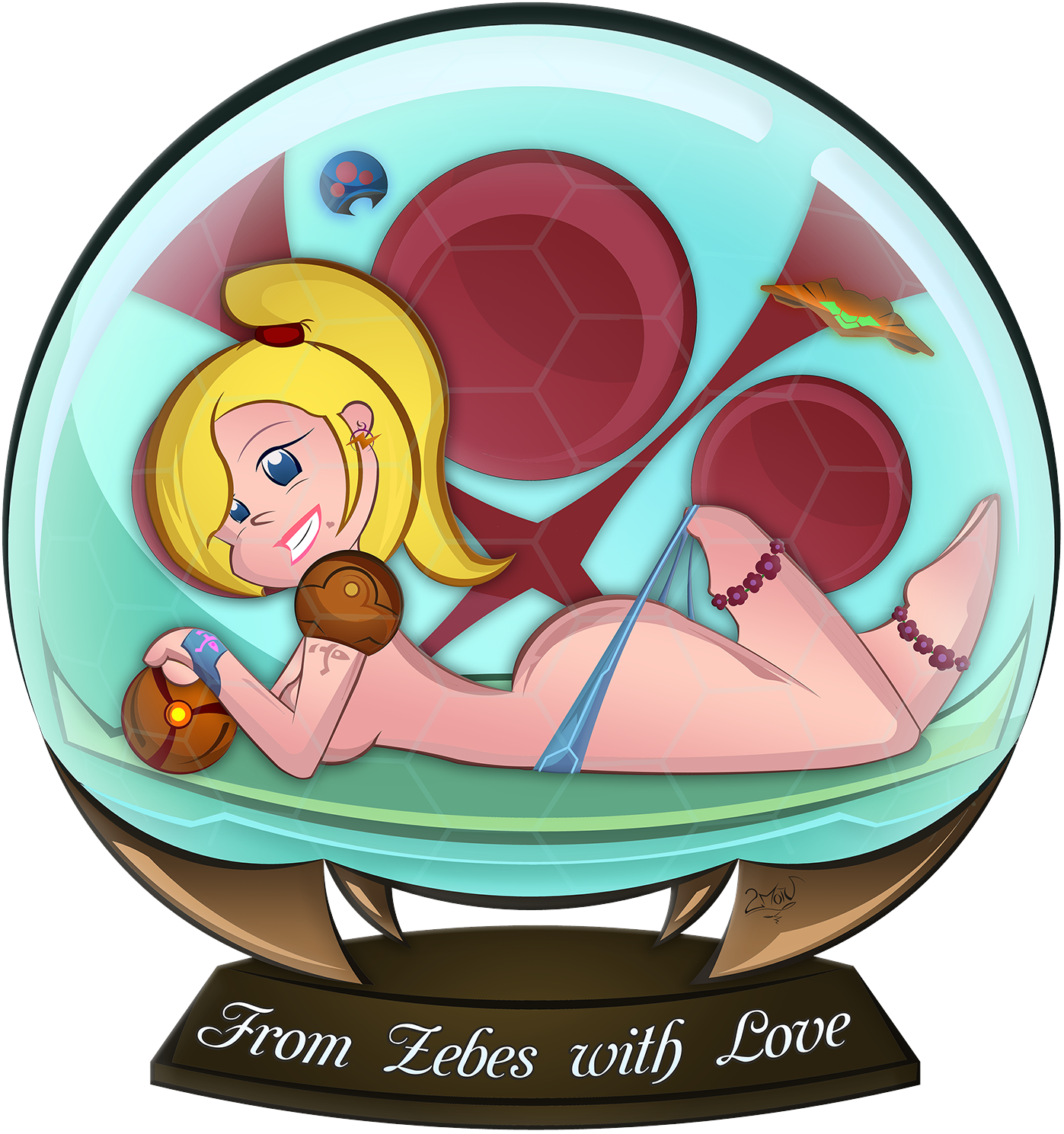 Rule34 – If it exists, there is porn of it / metroid (creature), samus aran / 512075