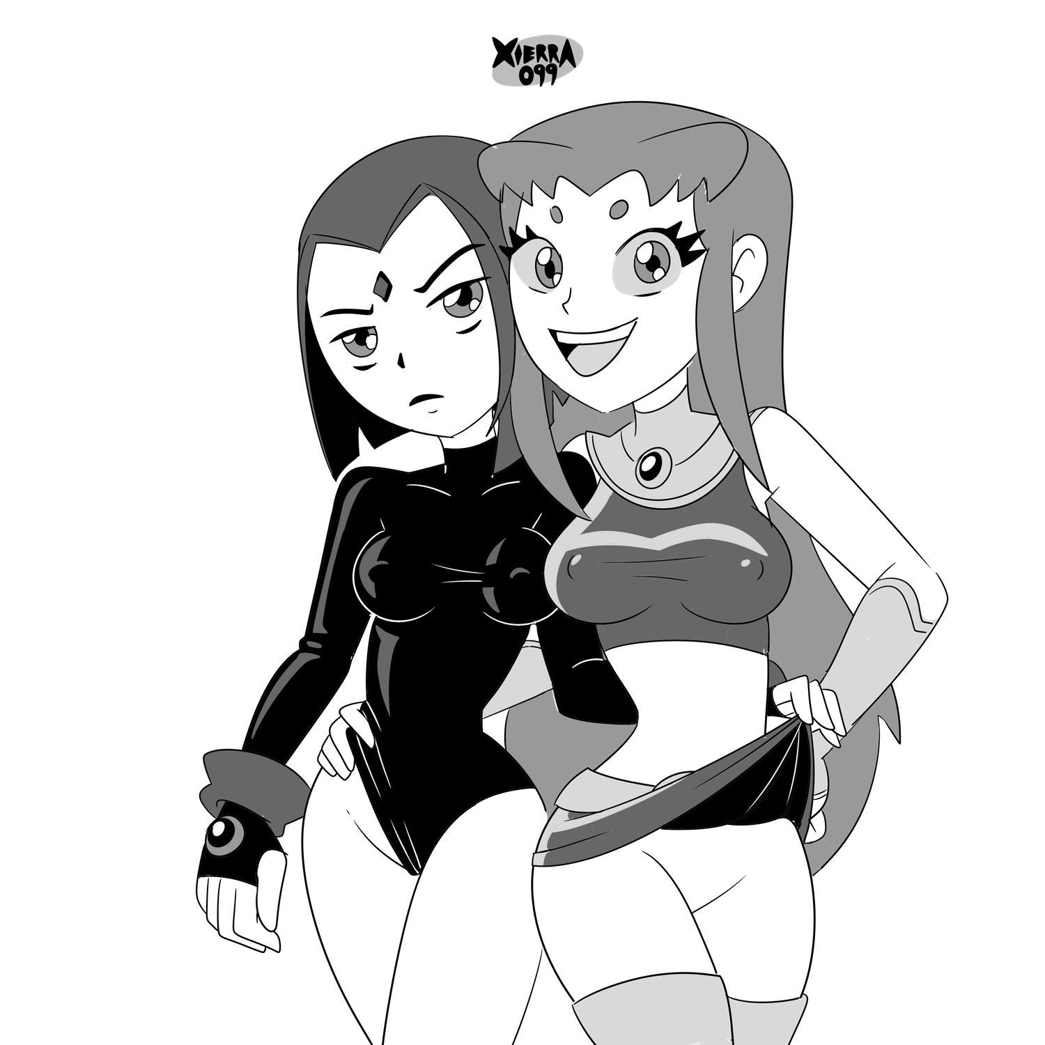 Rule34 – If it exists, there is porn of it / xierra099, rachel roth, raven (dc), starfire / 9928109