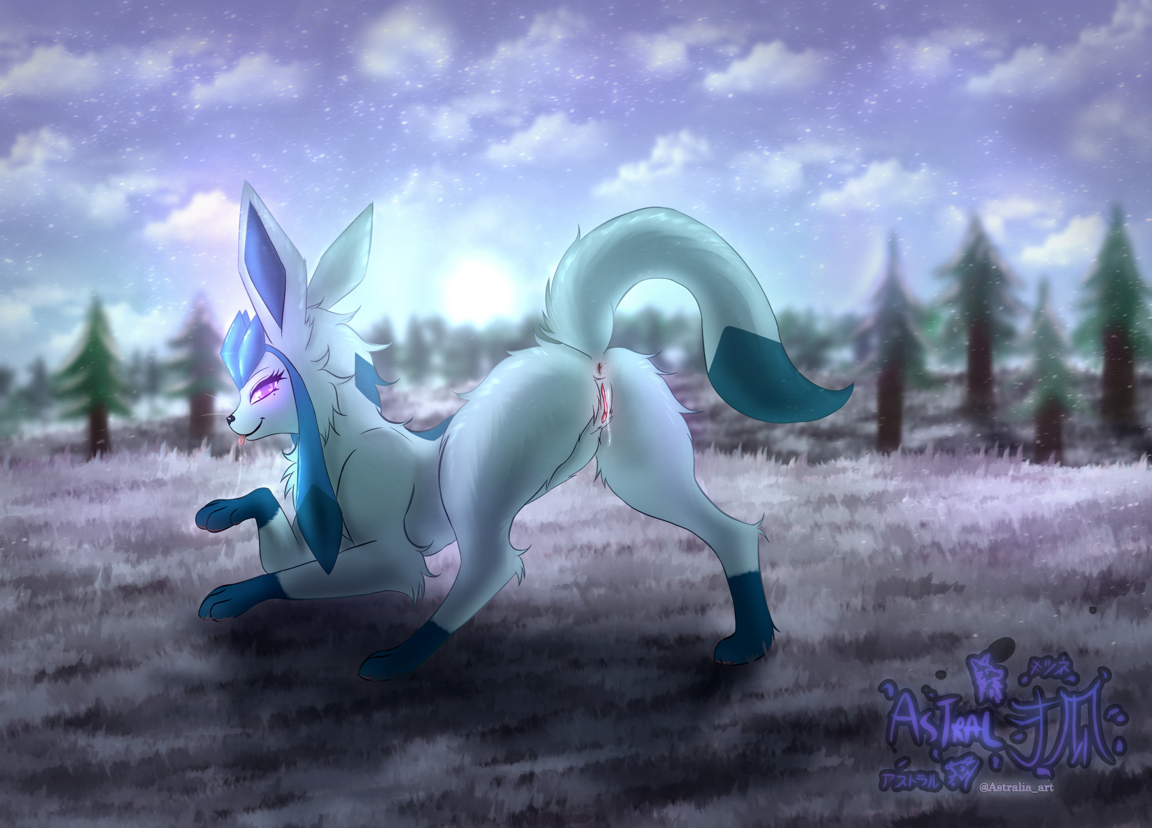 Rule34 – If it exists, there is porn of it / eeveelution, glaceon, pokemon (species) / 9944640