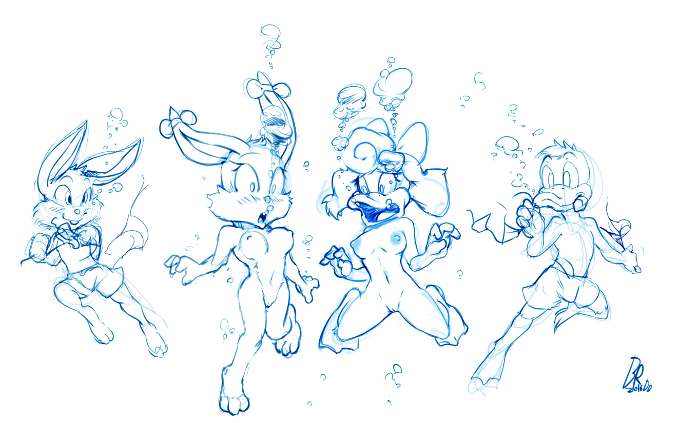 Rule34 – If it exists, there is porn of it / byondrage, babs bunny, buster bunny, plucky duck, shirley the loon / 513889