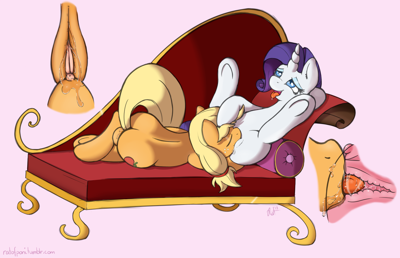 Rule34 – If it exists, there is porn of it / ratofdrawn, applejack (mlp), rarity (mlp) / 514692