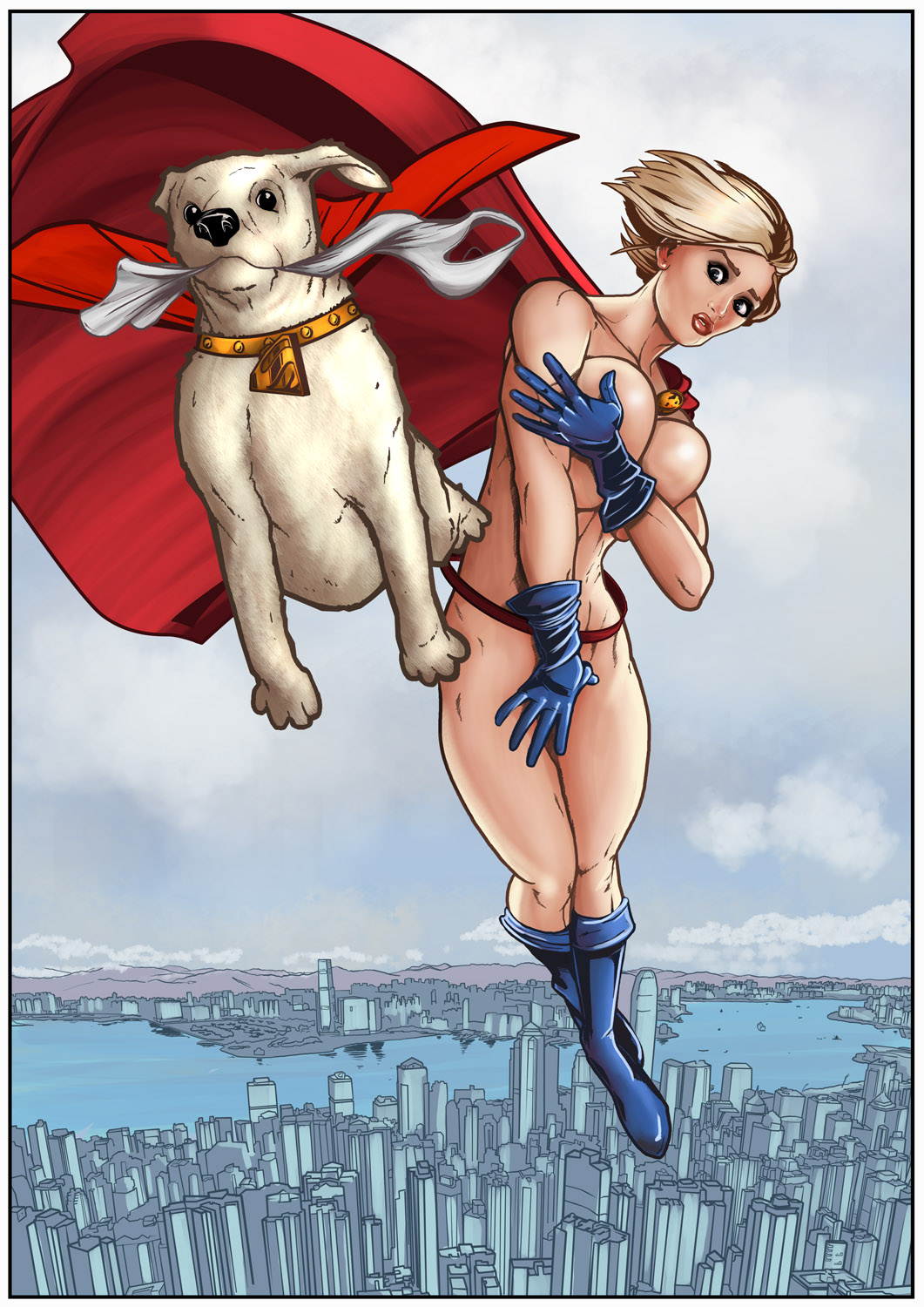 Rule34 – If it exists, there is porn of it / plutonianknight, kara zor-el, krypto, power girl / 514759
