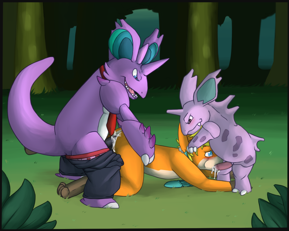 Rule34 – If it exists, there is porn of it / moonlight-kat, nidoking, nidorino, patamon / 514824