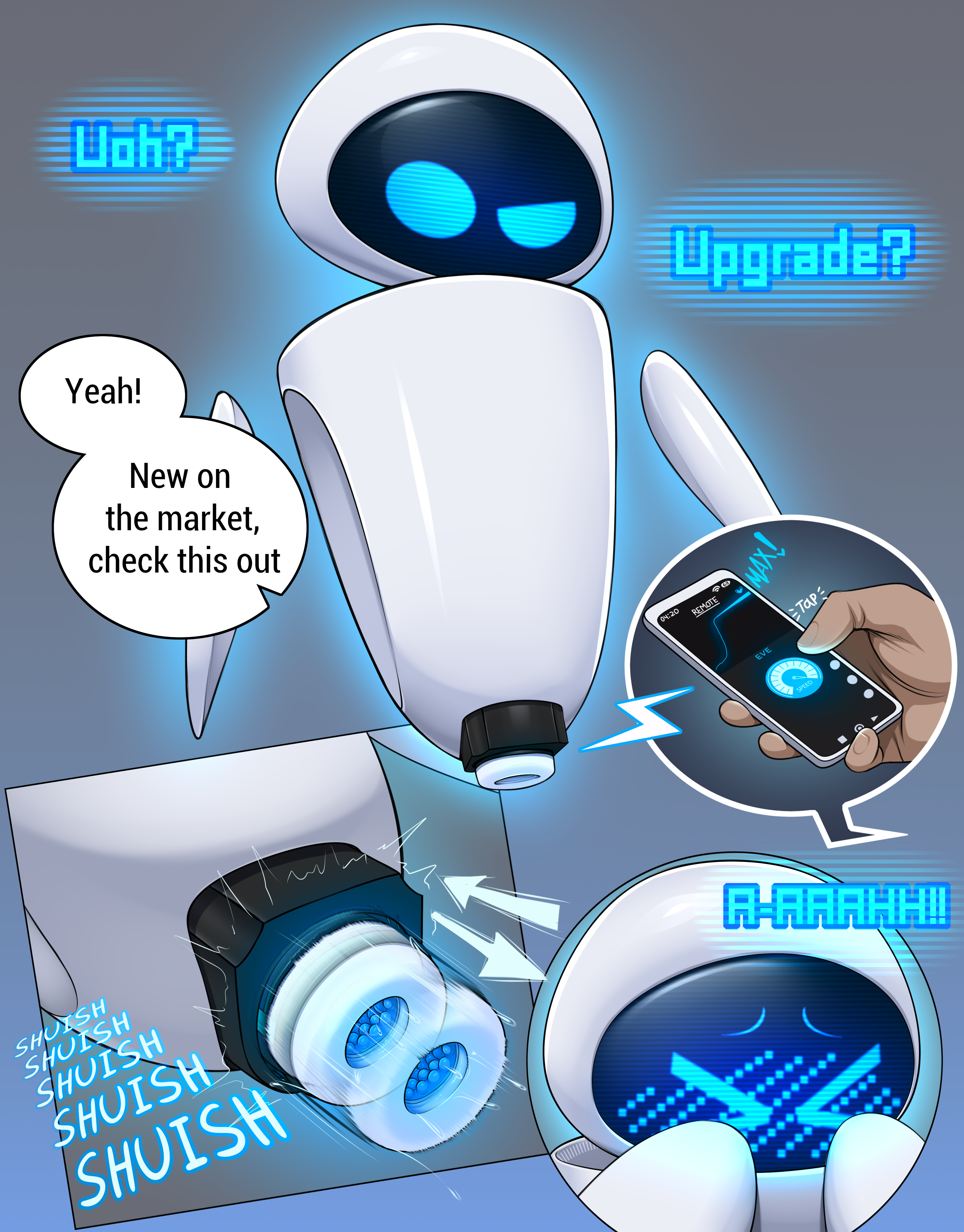 Rule34 – If it exists, there is porn of it / eve (wall-e) / 9993764