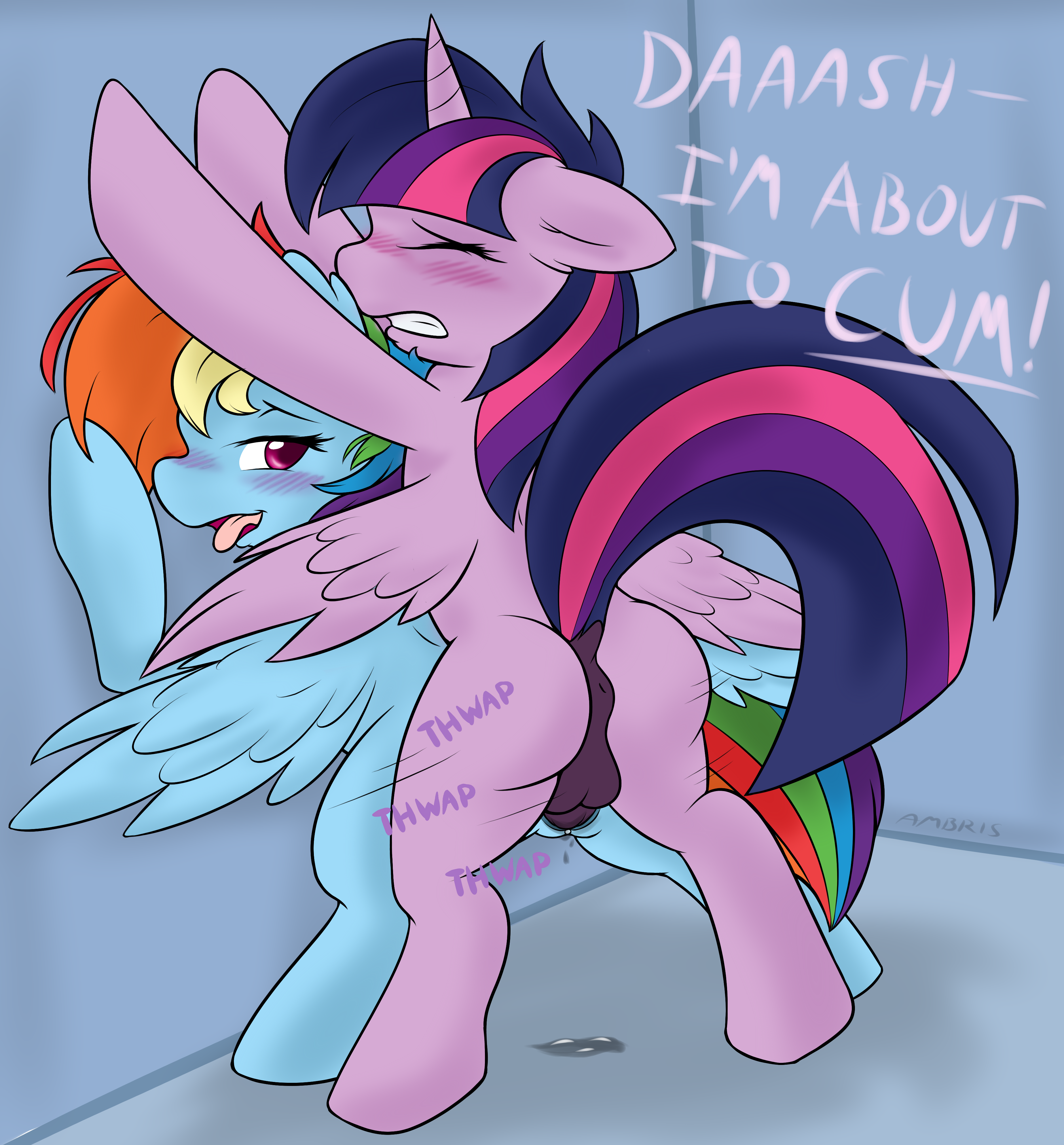 Rule34 – If it exists, there is porn of it / ambris, rainbow dash (mlp), twilight sparkle (mlp) / 516362