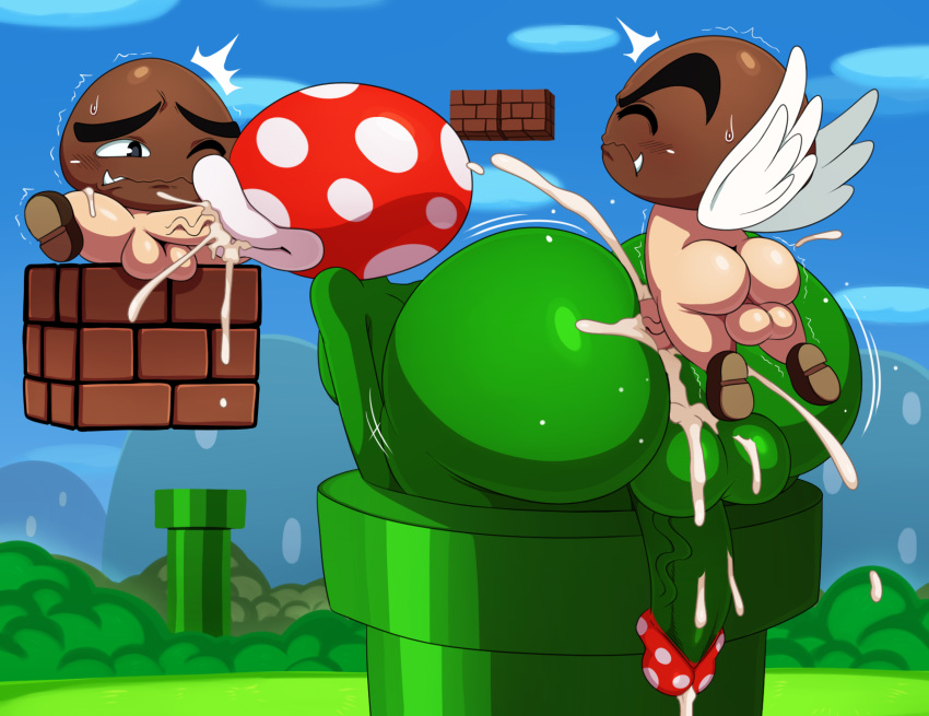Rule34 – If it exists, there is porn of it / sssonic2, goomba, paragoomba, piranha plant / 517336