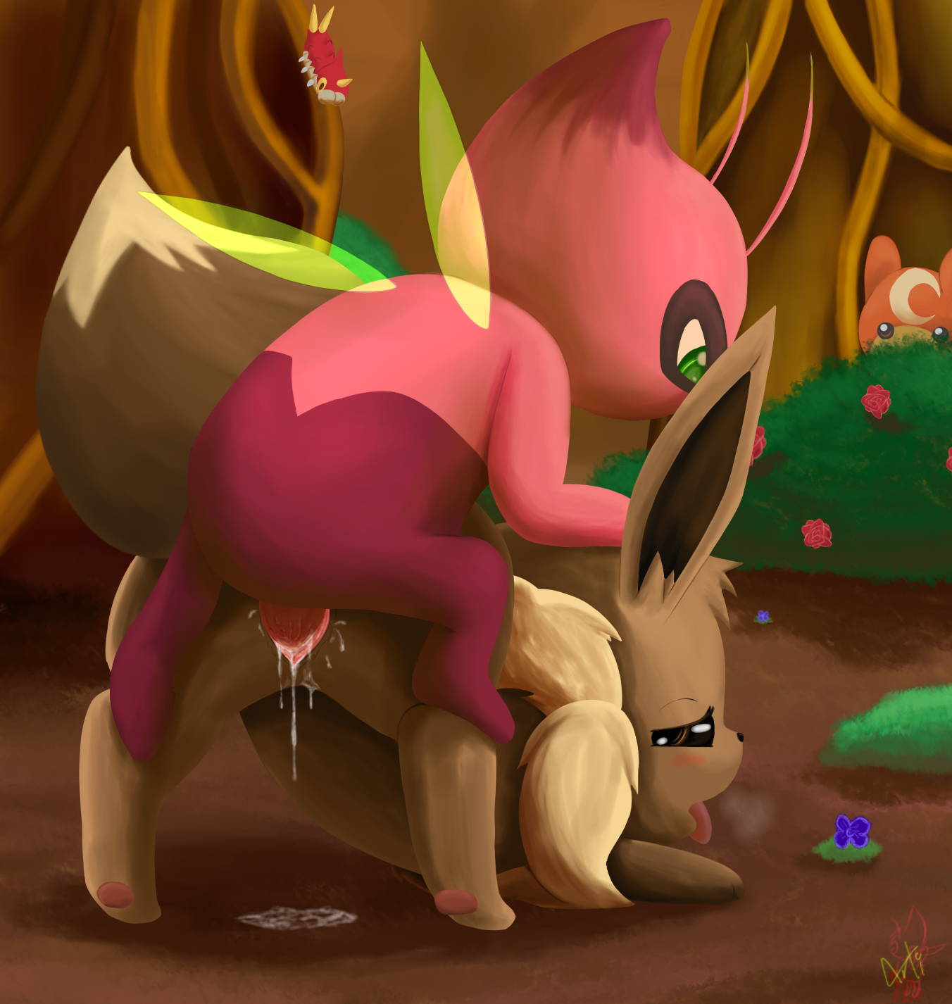 Rule34 – If it exists, there is porn of it / arti4000, celebi, eevee, legendary pokemon, shiny pokemon, teddiursa, wurmple / 517575