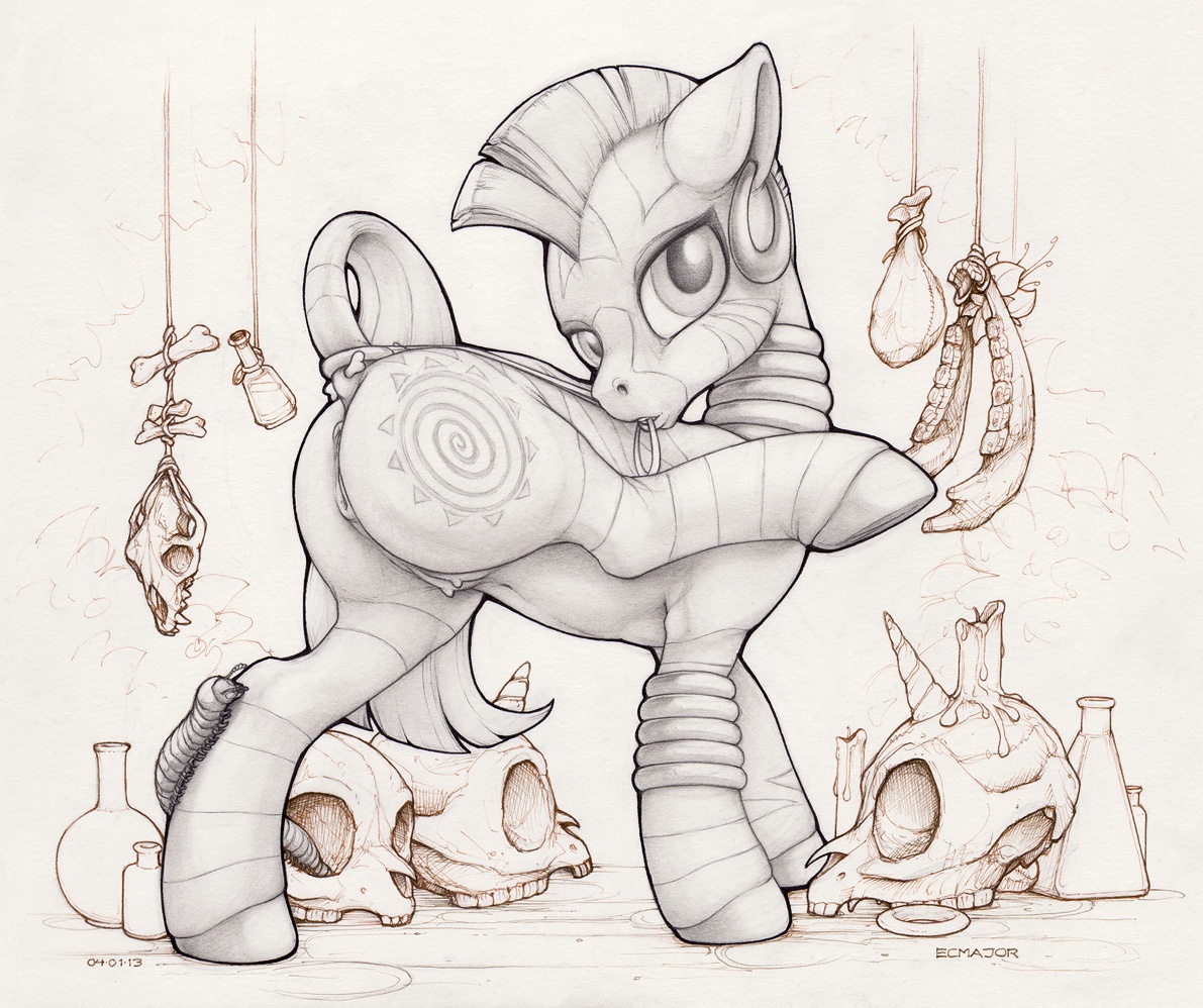 Rule34 – If it exists, there is porn of it / ecmajor, zecora (mlp) / 519157