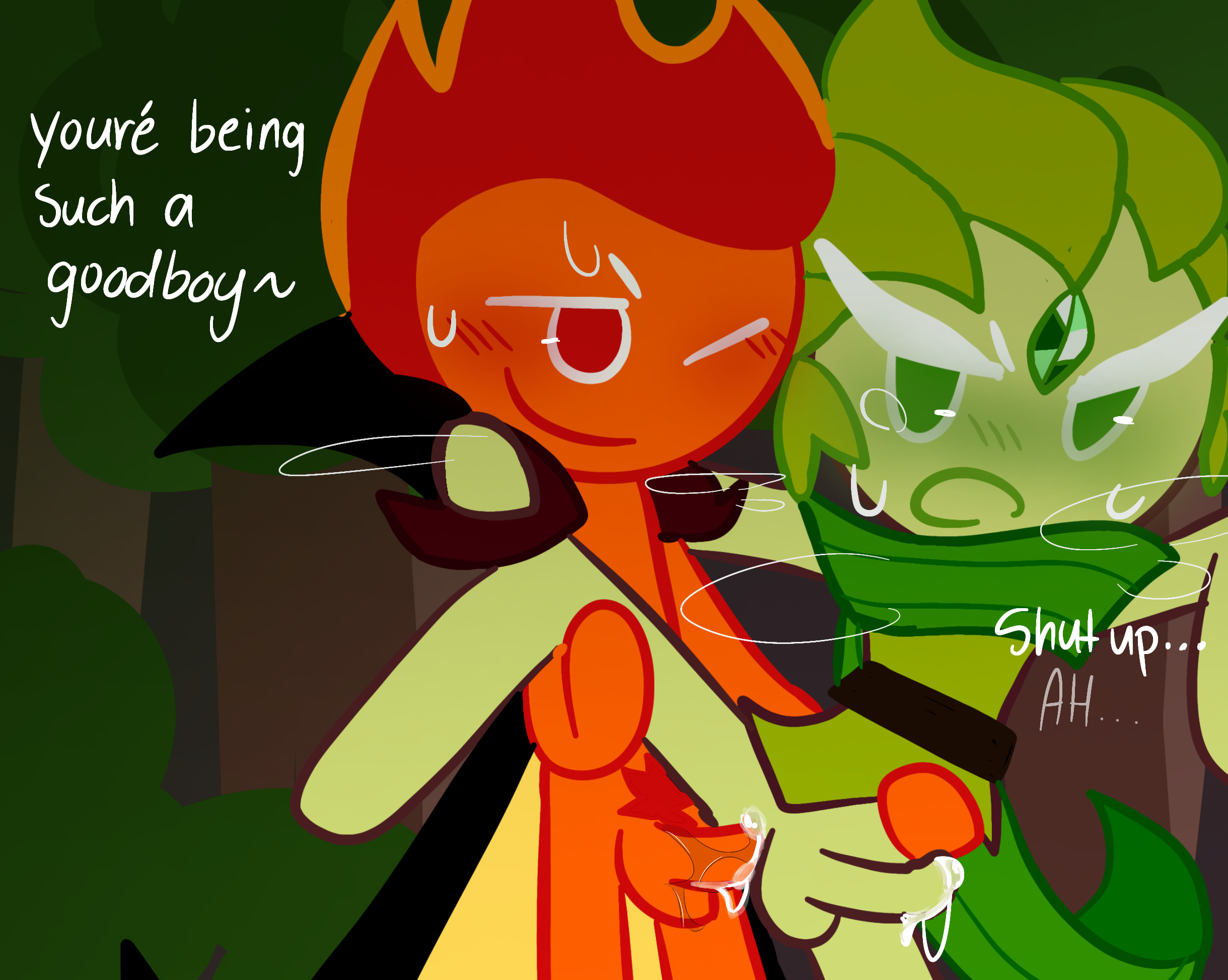 Rule34 – If it exists, there is porn of it / fire spirit cookie, wind archer cookie / 10116037