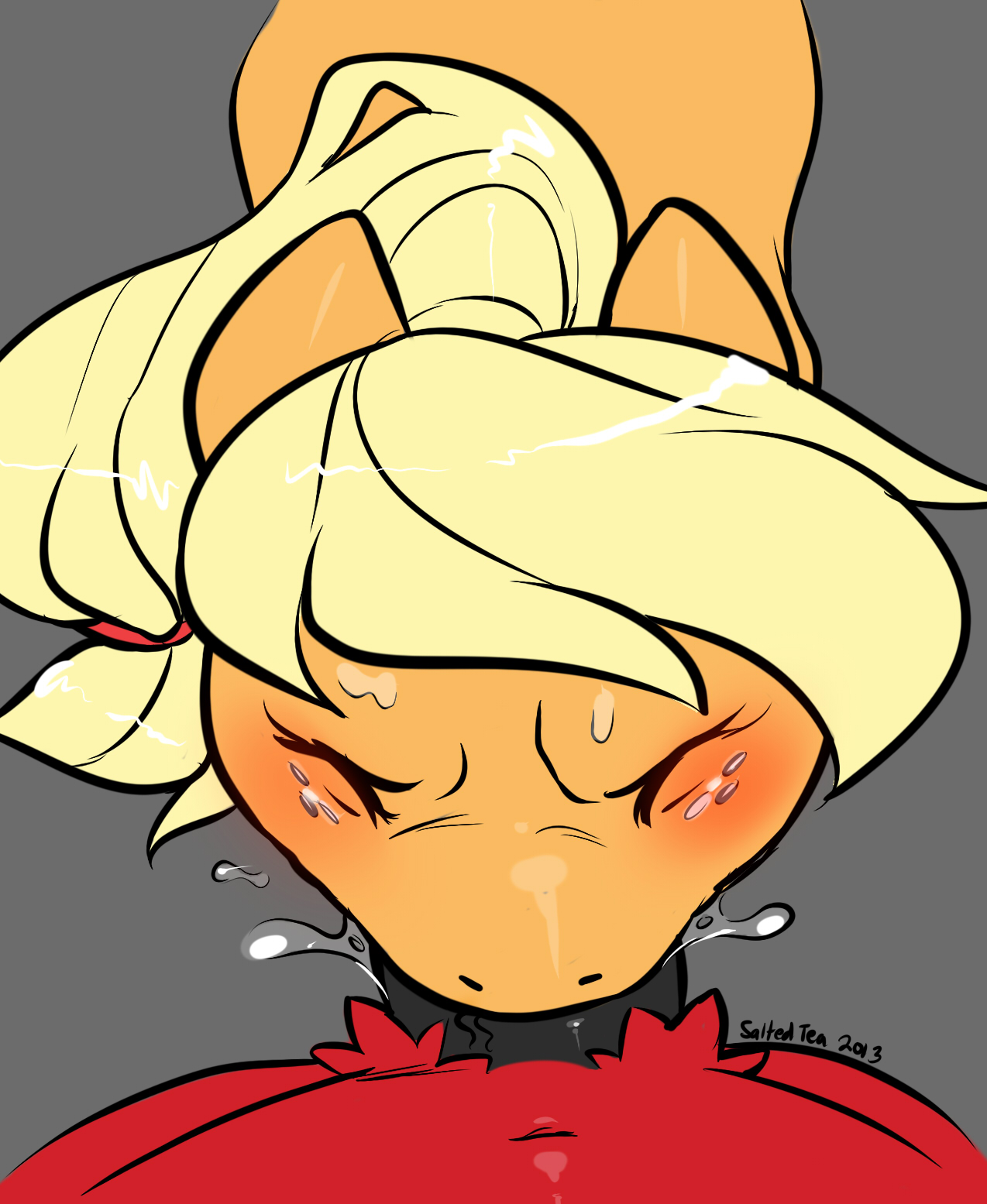 Rule34 – If it exists, there is porn of it / saltedtea, applejack (mlp), big macintosh (mlp) / 520693