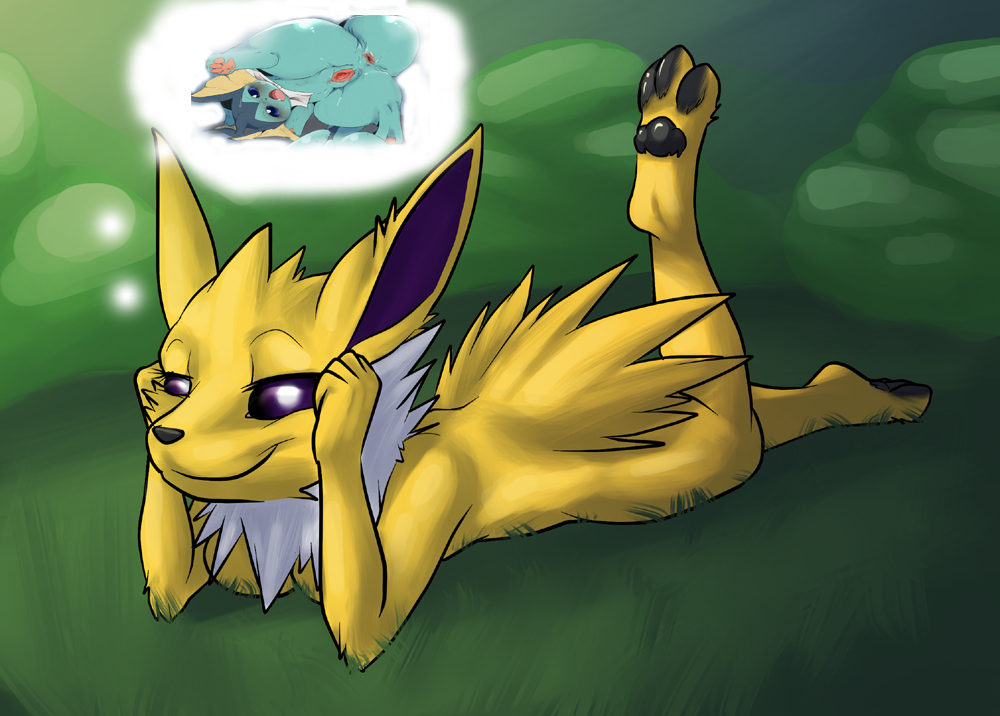 Rule34 – If it exists, there is porn of it / anonomoussoumonona, eeveelution, jolteon, vaporeon / 522693