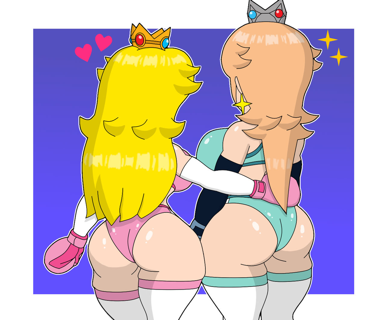Rule34 – If it exists, there is porn of it / princess peach, princess rosalina / 10191909