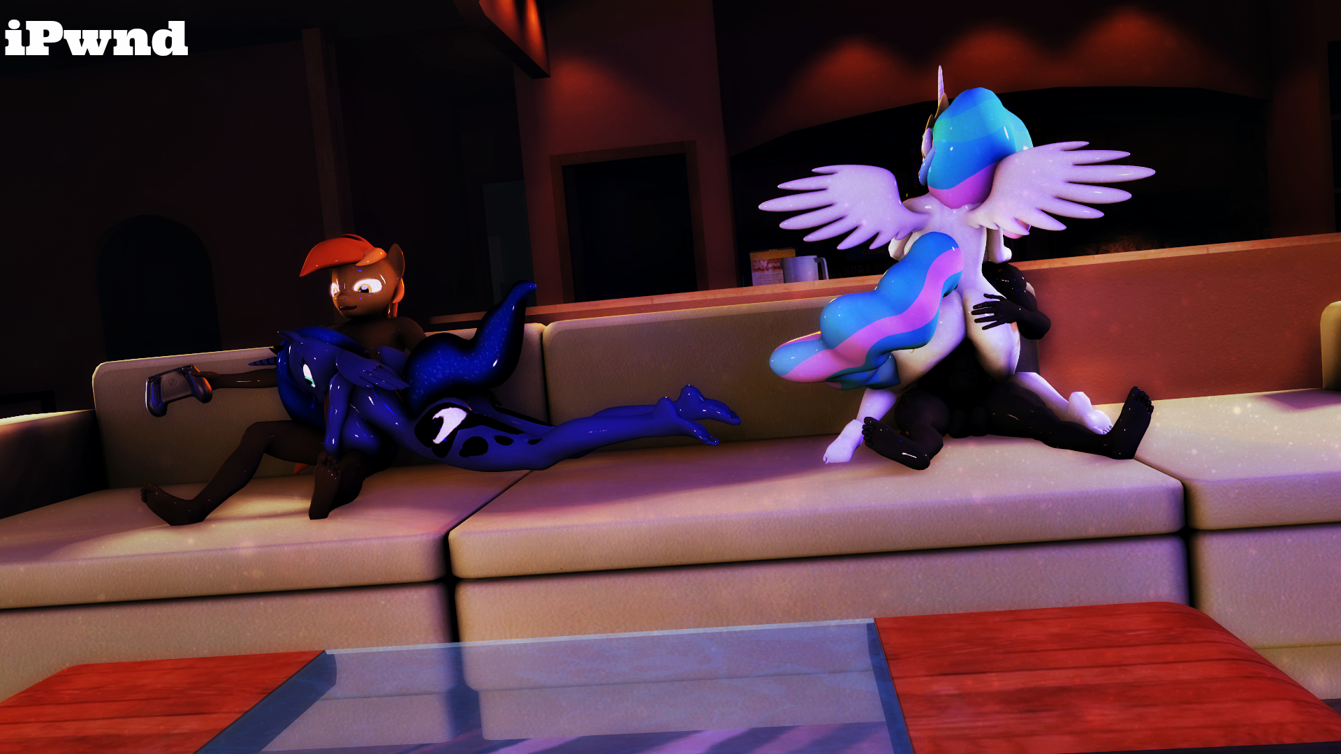 Rule34 – If it exists, there is porn of it / ipwnd, button mash (mlp), original character, princess celestia (mlp), princess luna (mlp) / 523136