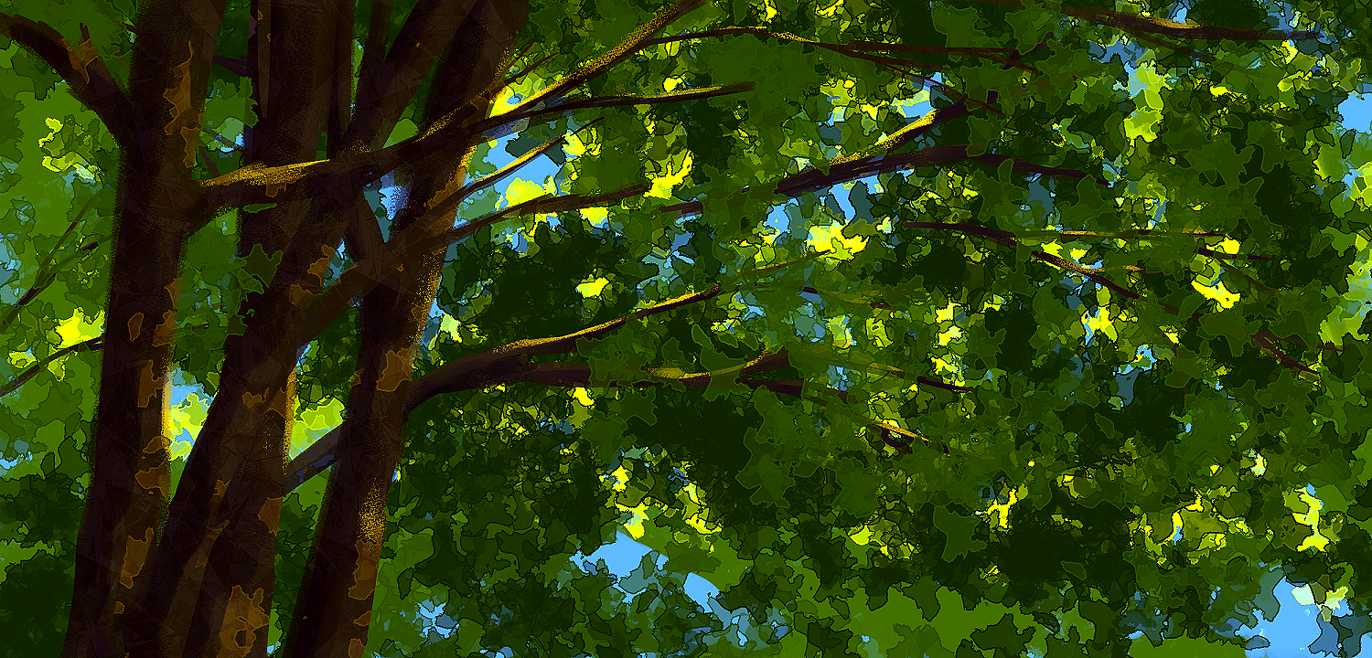 original, commentary request, ara bot, day, green theme, nature, no humans, outdoors, plant, plant focus, scenery, summer, tree