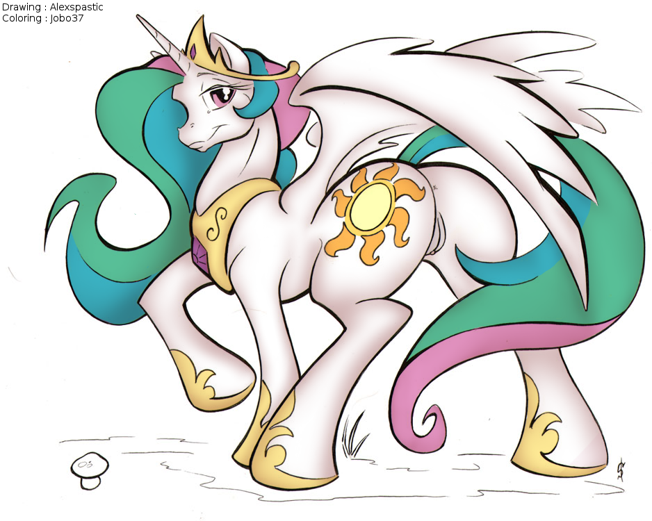 Rule34 – If it exists, there is porn of it / jobo37, princess celestia (mlp) / 524065