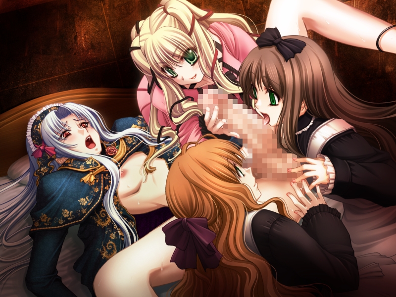 black cyc, gun katana, game cg, gender request, androgynous, censored, crossdressing, femdom, loli, penis, psycho loli