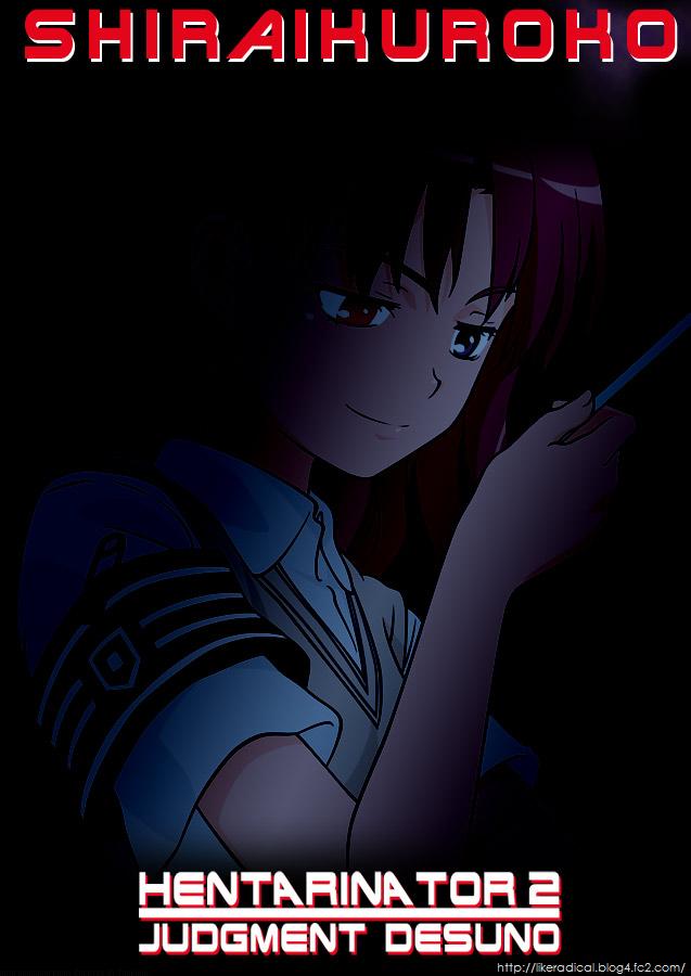 shirai kuroko, terminator (series), the terminator, toaru kagaku no railgun, toaru majutsu no index, tagme, 1girl, female focus, parody, simple background, solo