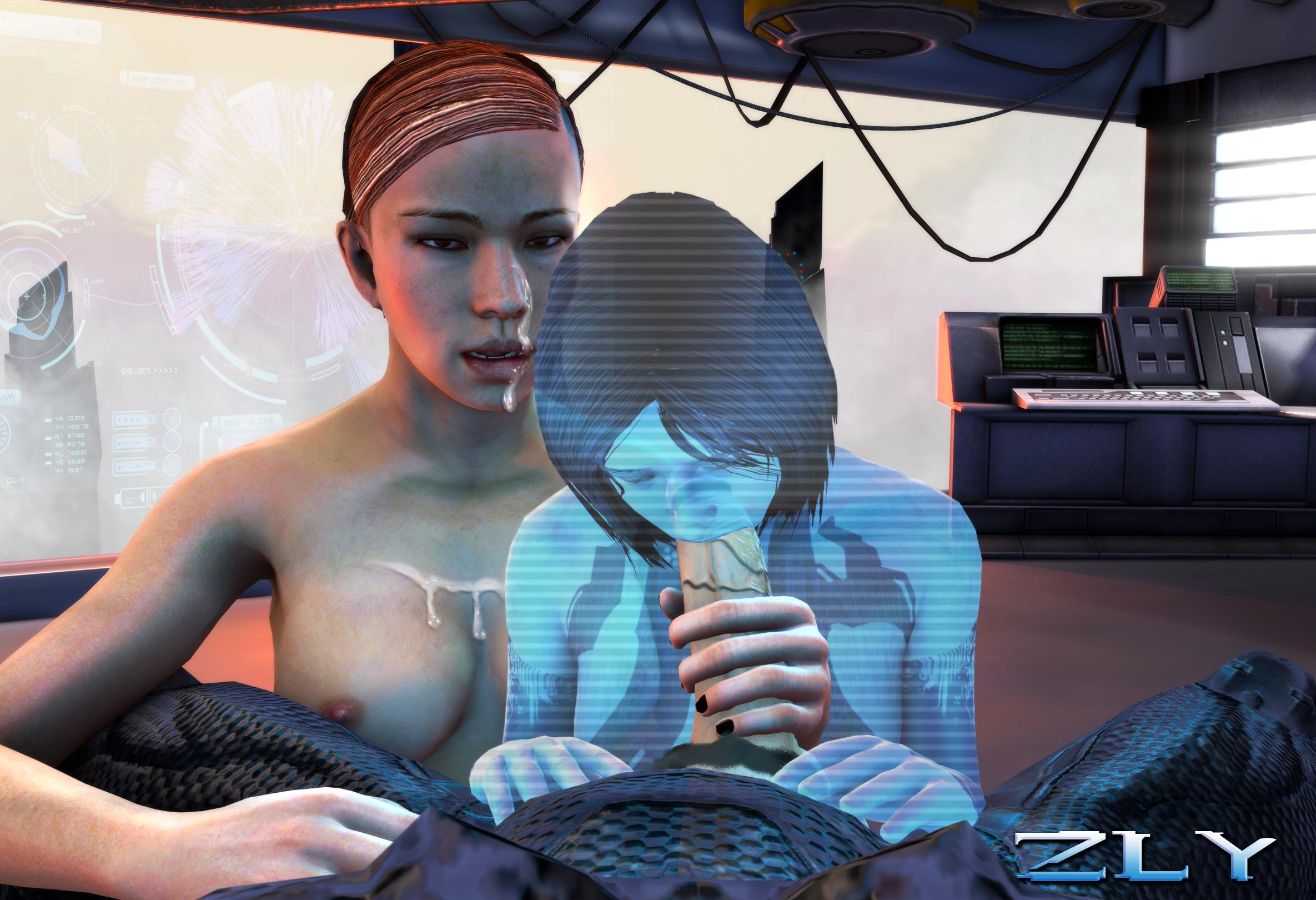 Rule34 – If it exists, there is porn of it / zly, cortana, sarah palmer / 526478