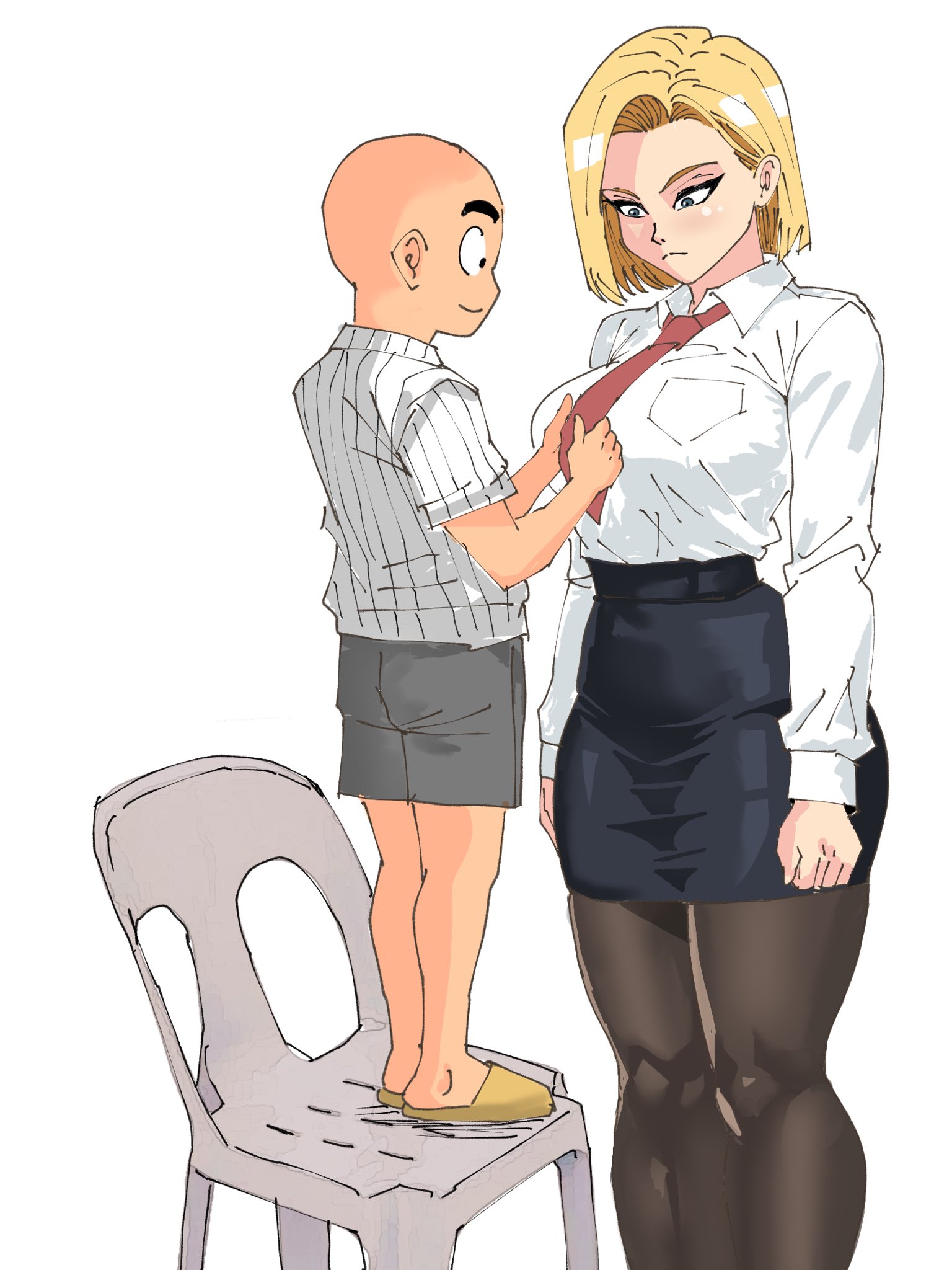 Rule34 – If it exists, there is porn of it / android 18, krillin / 10249454