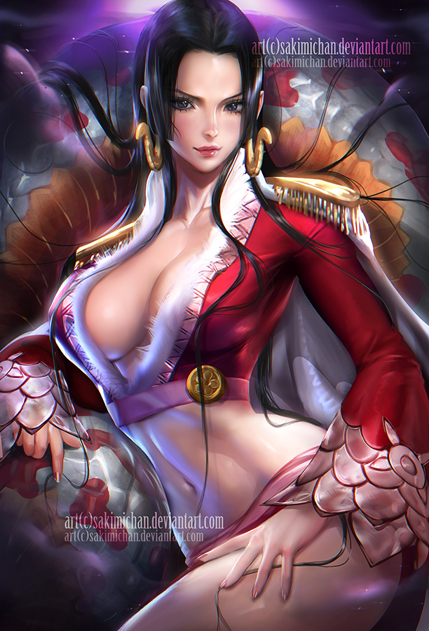 Rule34 – If it exists, there is porn of it / sakimichan, boa hancock, salome (one piece) / 527174