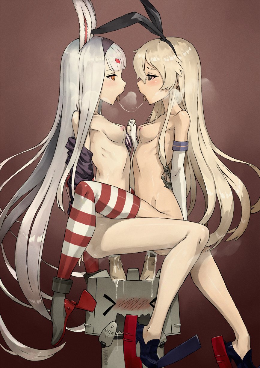 Rule34 – If it exists, there is porn of it / haraya, rensouhou-chan, shimakaze (azur lane), shimakaze (kantai collection) / 10260185