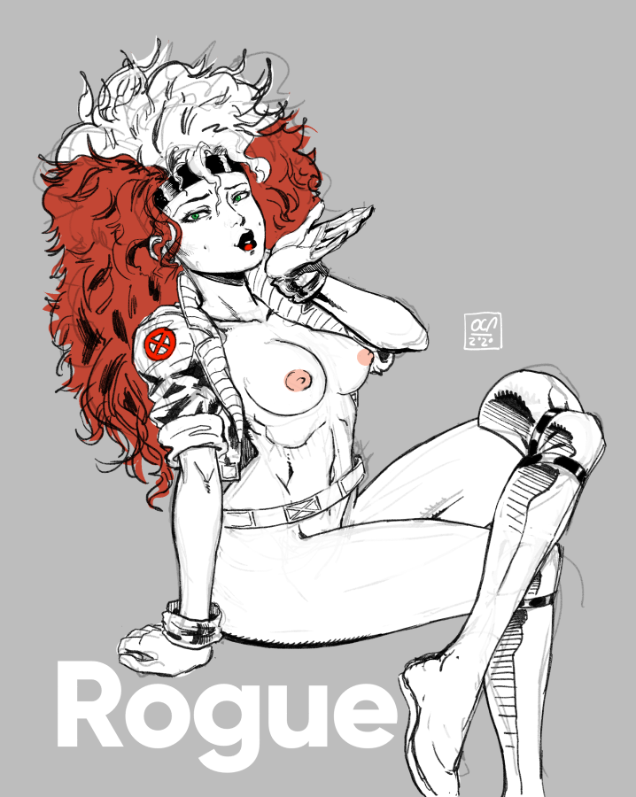Rule34 – If it exists, there is porn of it / oca, rogue (x-men) / 10268695