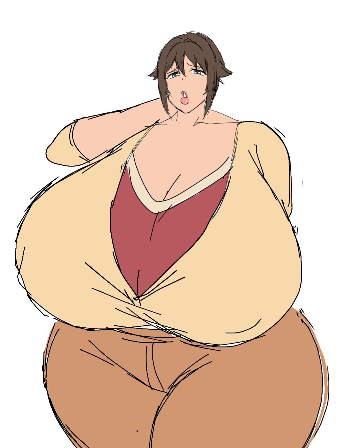 Rule34 – If it exists, there is porn of it / momiji (artist), sakie (haha musume donburi) / 10269212