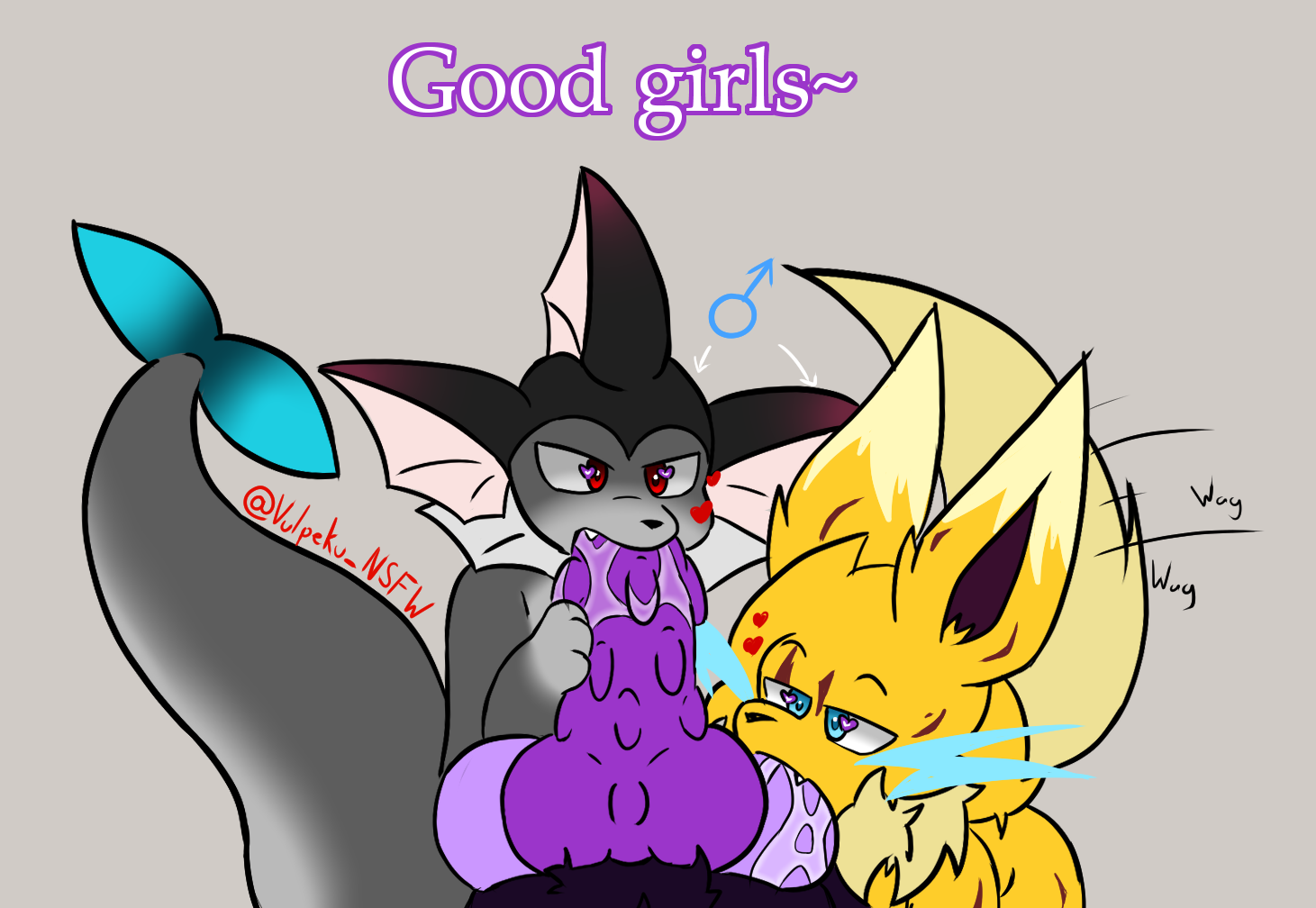 Rule34 – If it exists, there is porn of it / eeveelution, jolteon, pokemon (species), vaporeon / 10270828