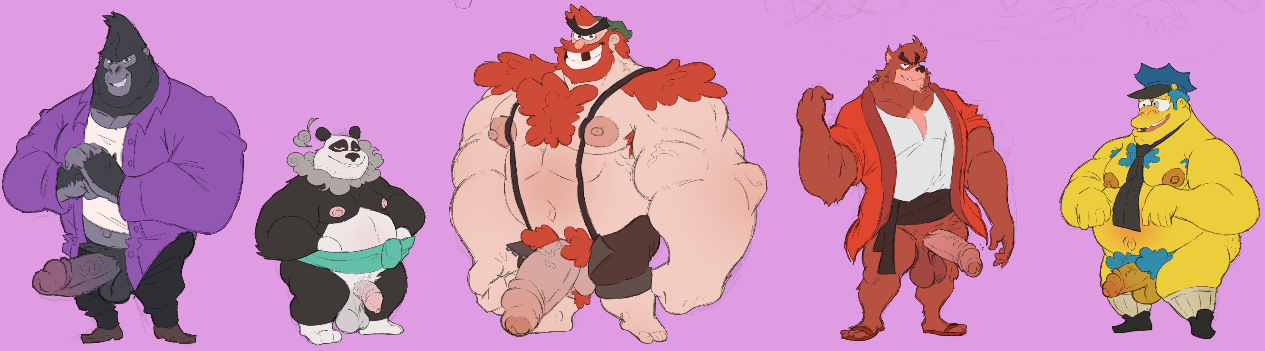 Rule34 – If it exists, there is porn of it / big daddy (sing), chief wiggum, kumatetsu, manly dan / 10281123