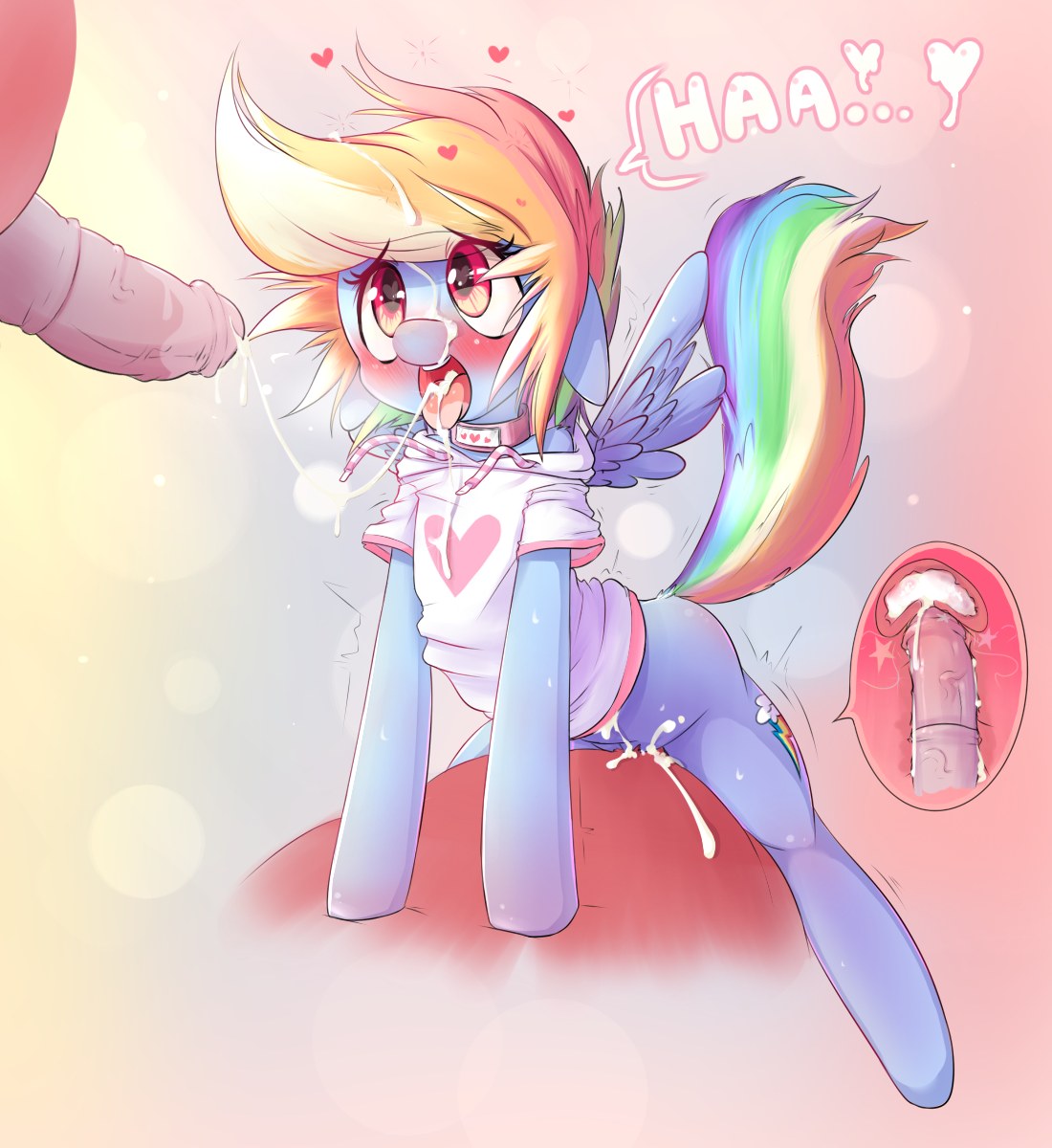 Rule34 – If it exists, there is porn of it / hoodie (artist), rainbow dash (mlp) / 529897