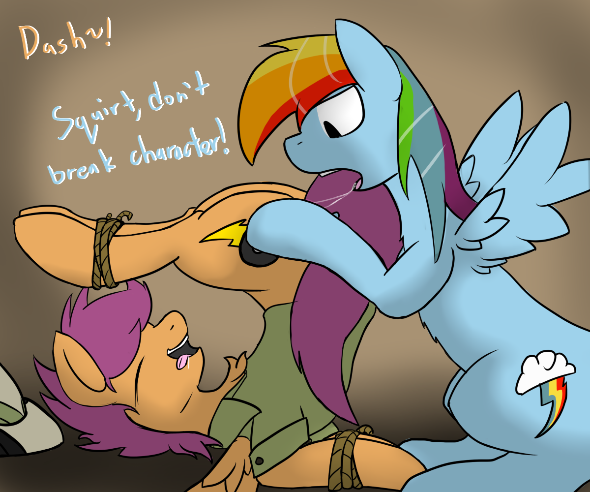 Rule34 – If it exists, there is porn of it / scootsisbestcmc, rainbow dash (mlp), scootaloo (mlp) / 530098