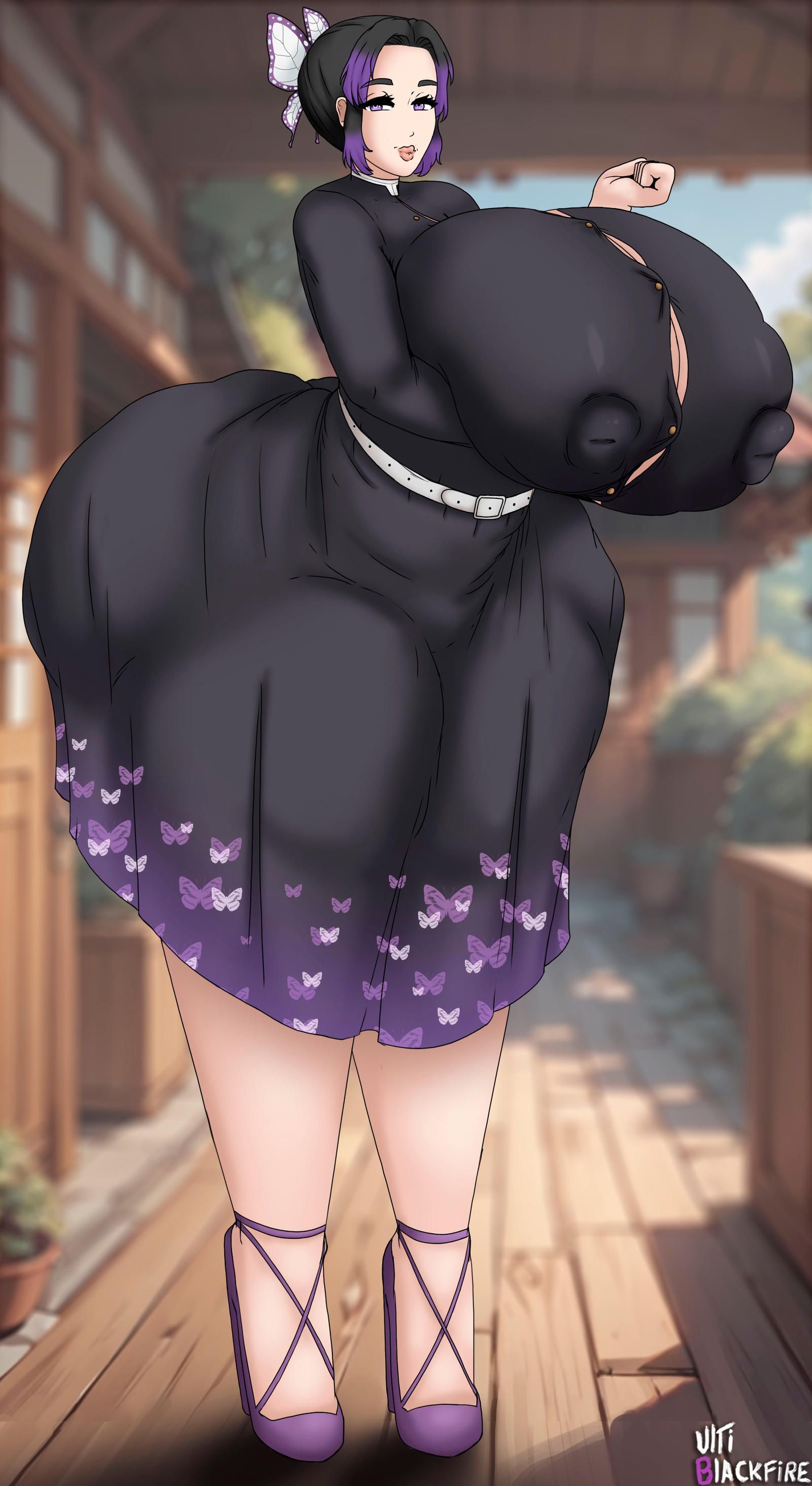 Rule34 – If it exists, there is porn of it / ultiblackfire, kochou shinobu / 10308907