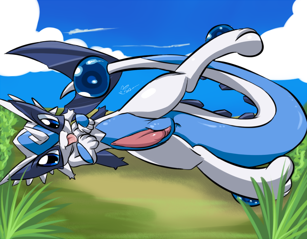 Rule34 – If it exists, there is porn of it / white crest, latios, lugia, mew, mewtwo, original character / 530889