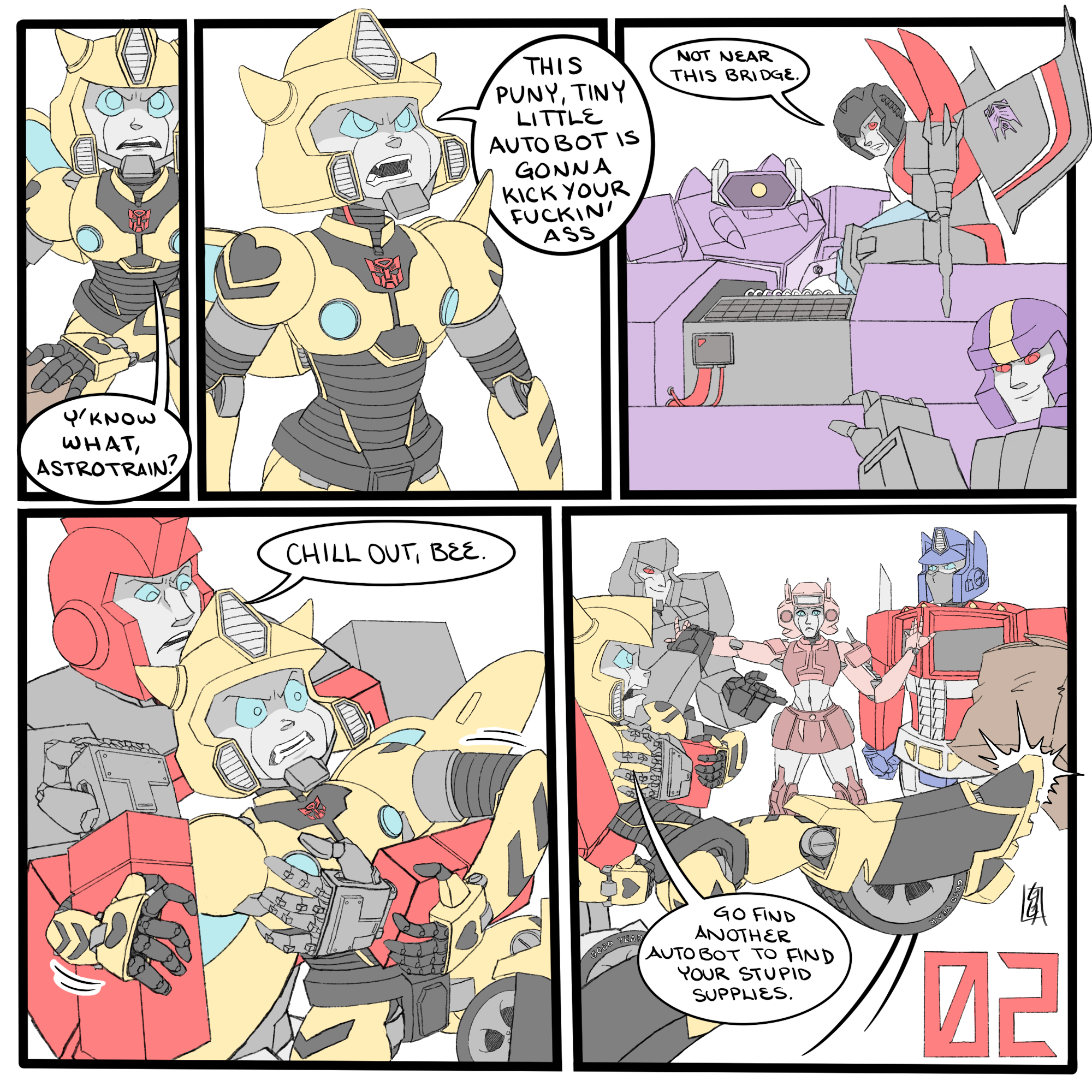 Rule34 – If it exists, there is porn of it / astrotrain, bumblebee (transformers), decepticon, elita-1, ironhide, megatron, optimus prime, shockwave (transformers), starscream / 10310709