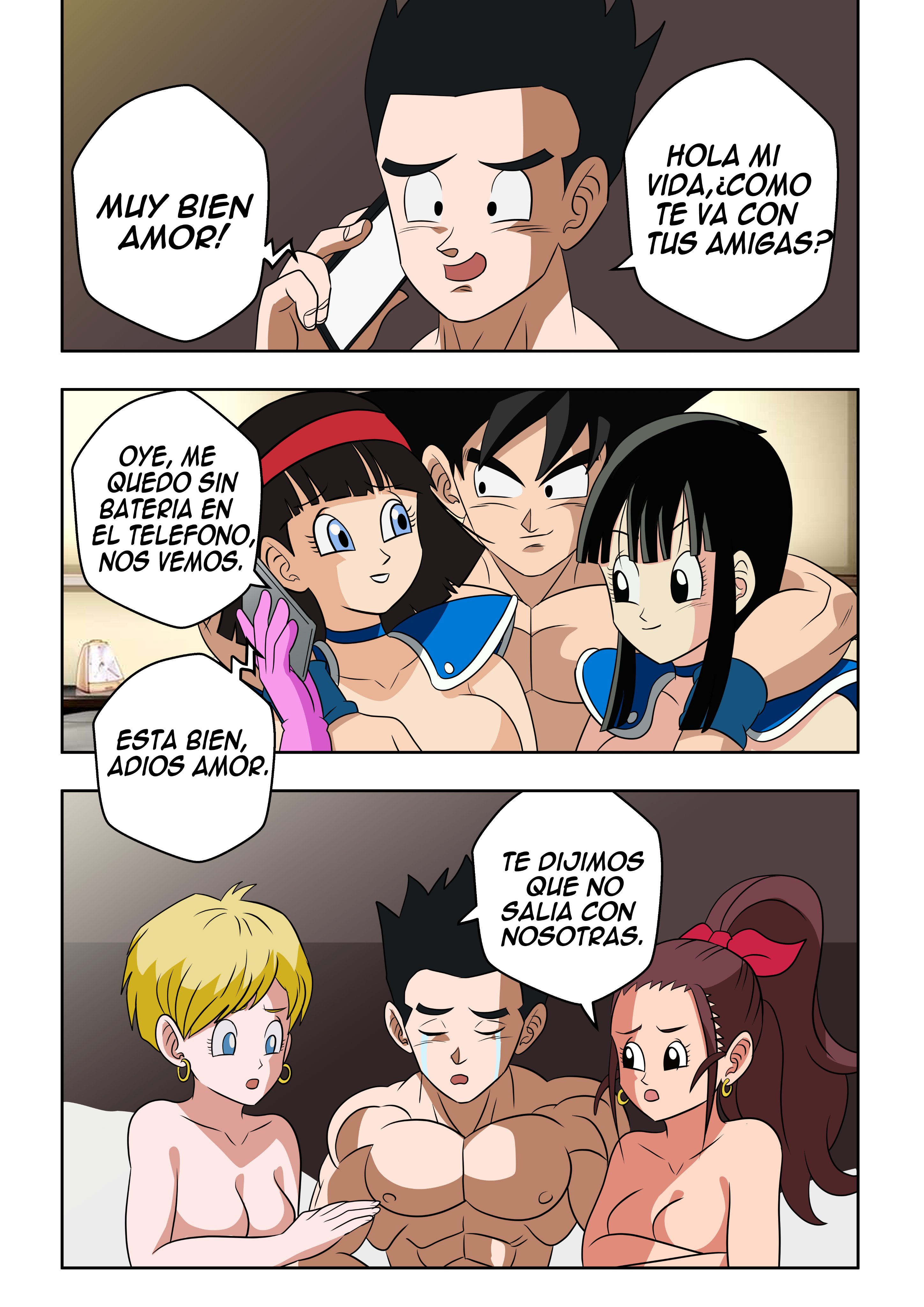 Rule34 – If it exists, there is porn of it / artist request, chichi, cocoa amaguri, erasa, son gohan, son goku, videl / 10343169