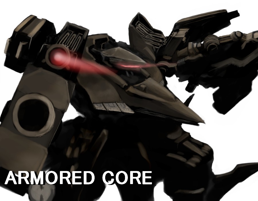 berlioz, supplice, armored core, armored core 4, fromsoftware, dual wielding, gun, holding, mecha, rifle, robot, weapon
